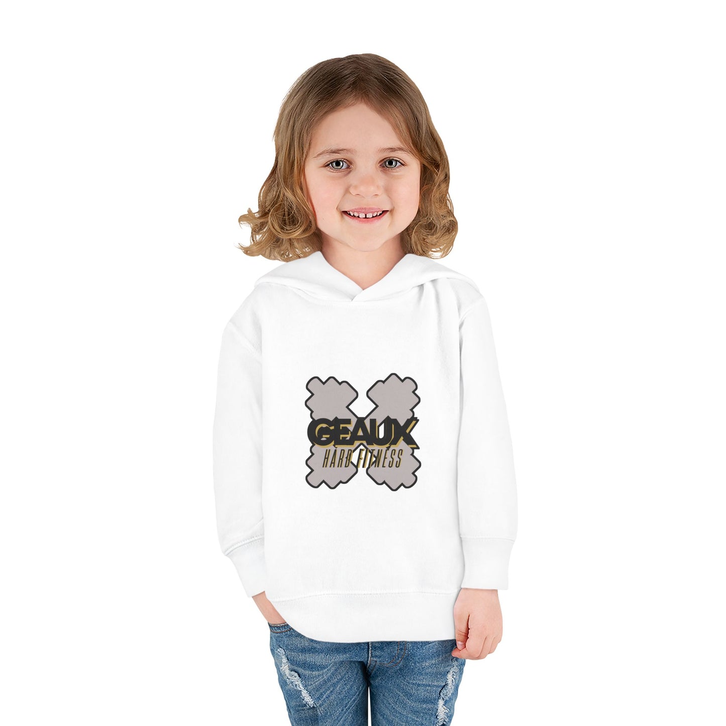 Geaux Hard Fitness Toddler Pullover Fleece Hoodie