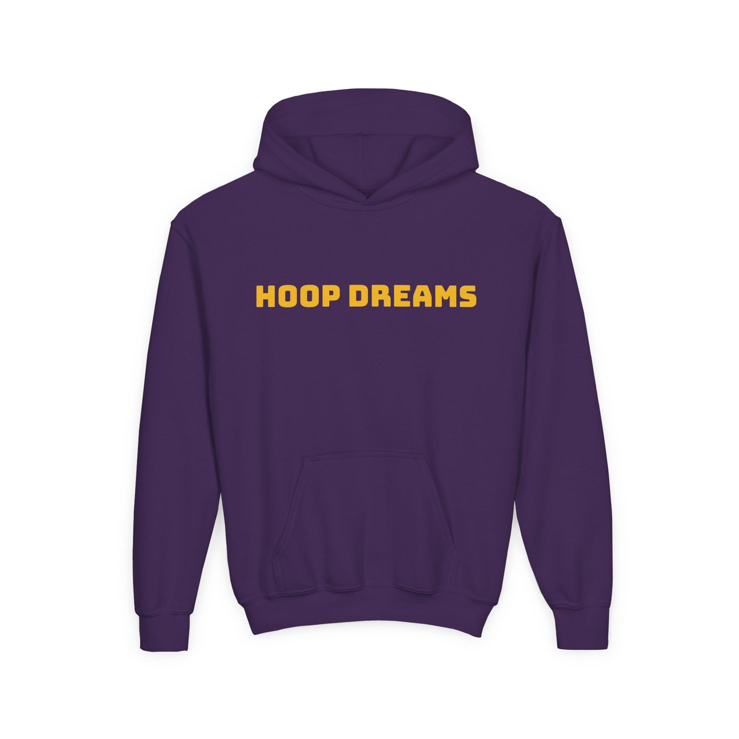 Youth Hooded Sweatshirt with Hoop Dreams Design