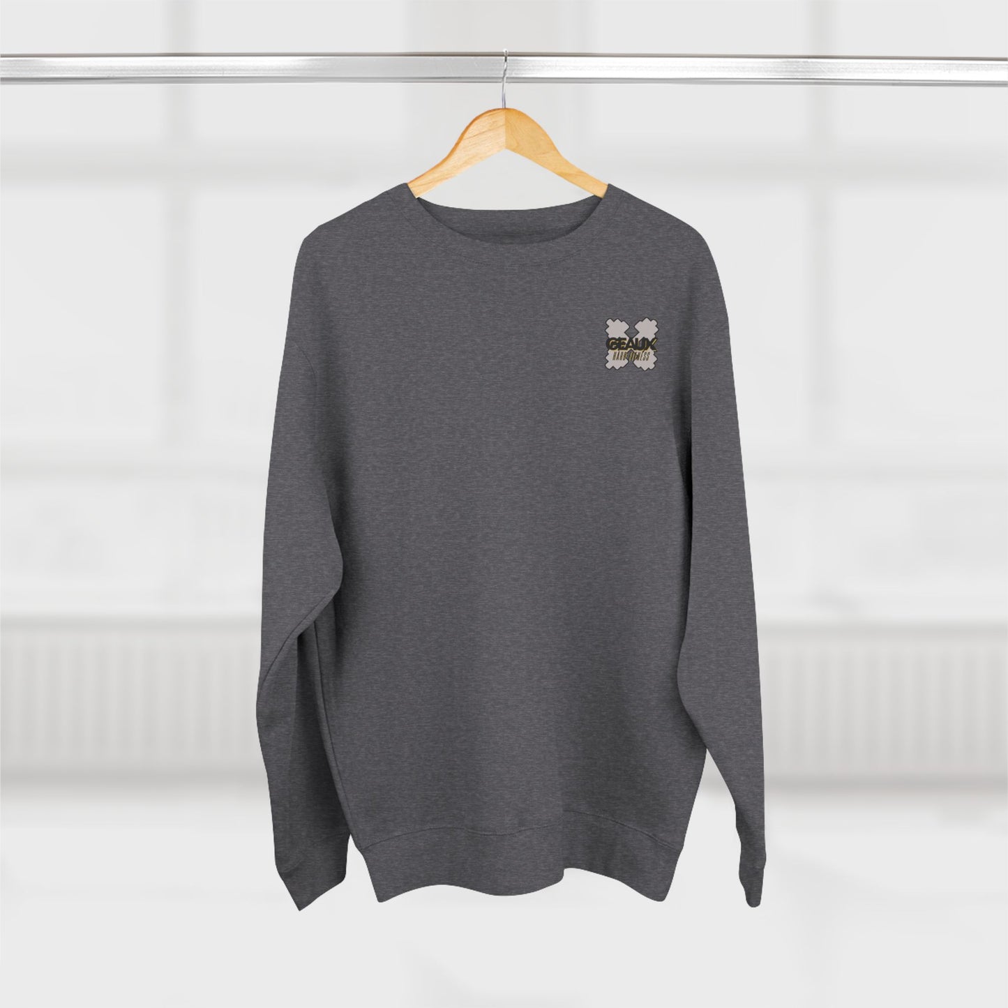 GEAUX Hard Unisex Premium Crewneck Sweatshirt