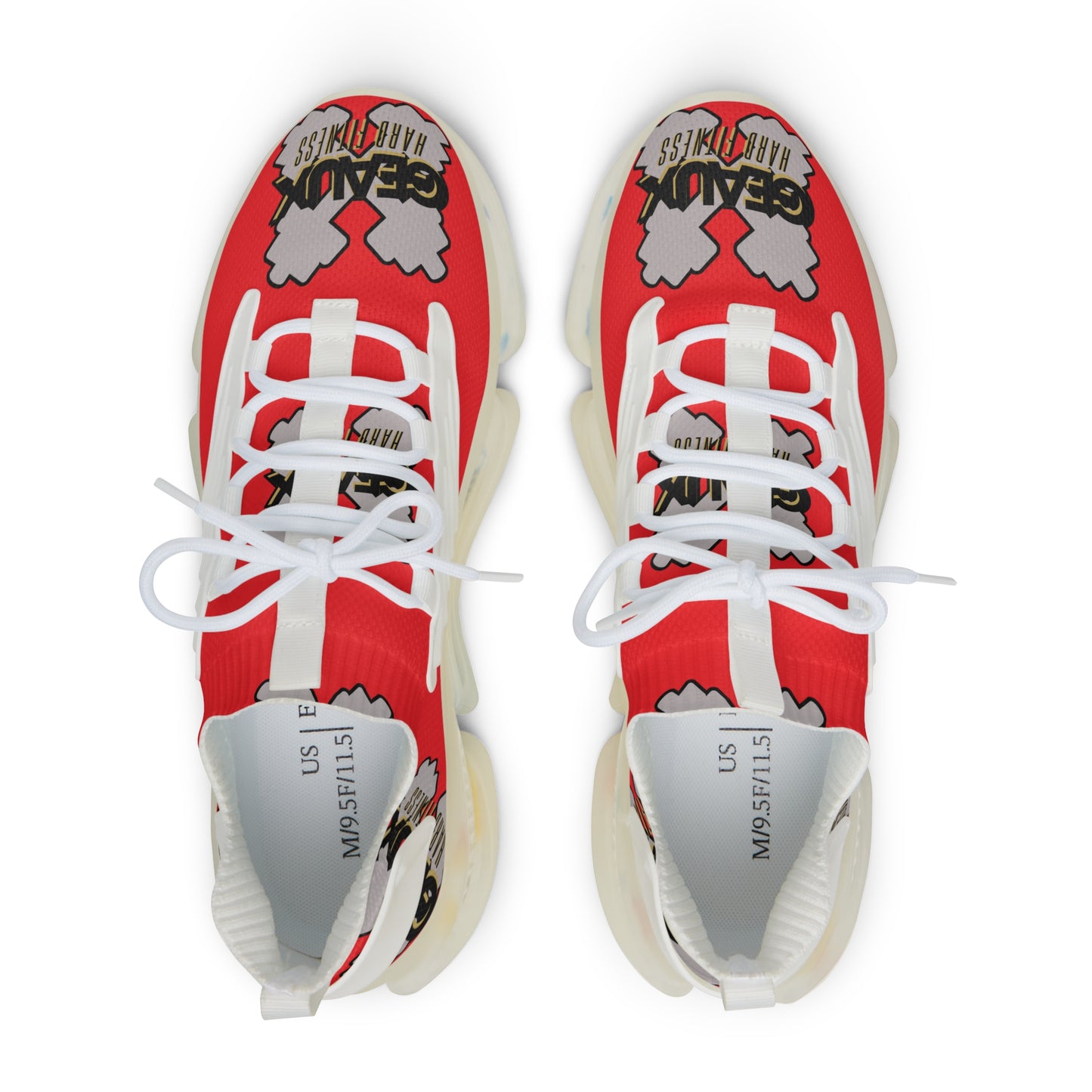 Red Geaux Hard Fit Men's Mesh Sneakers