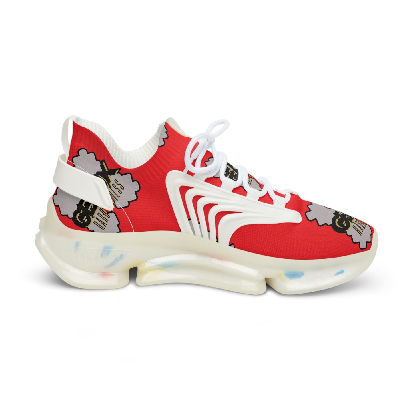 Red Geaux Hard Fit Men's Mesh Sneakers