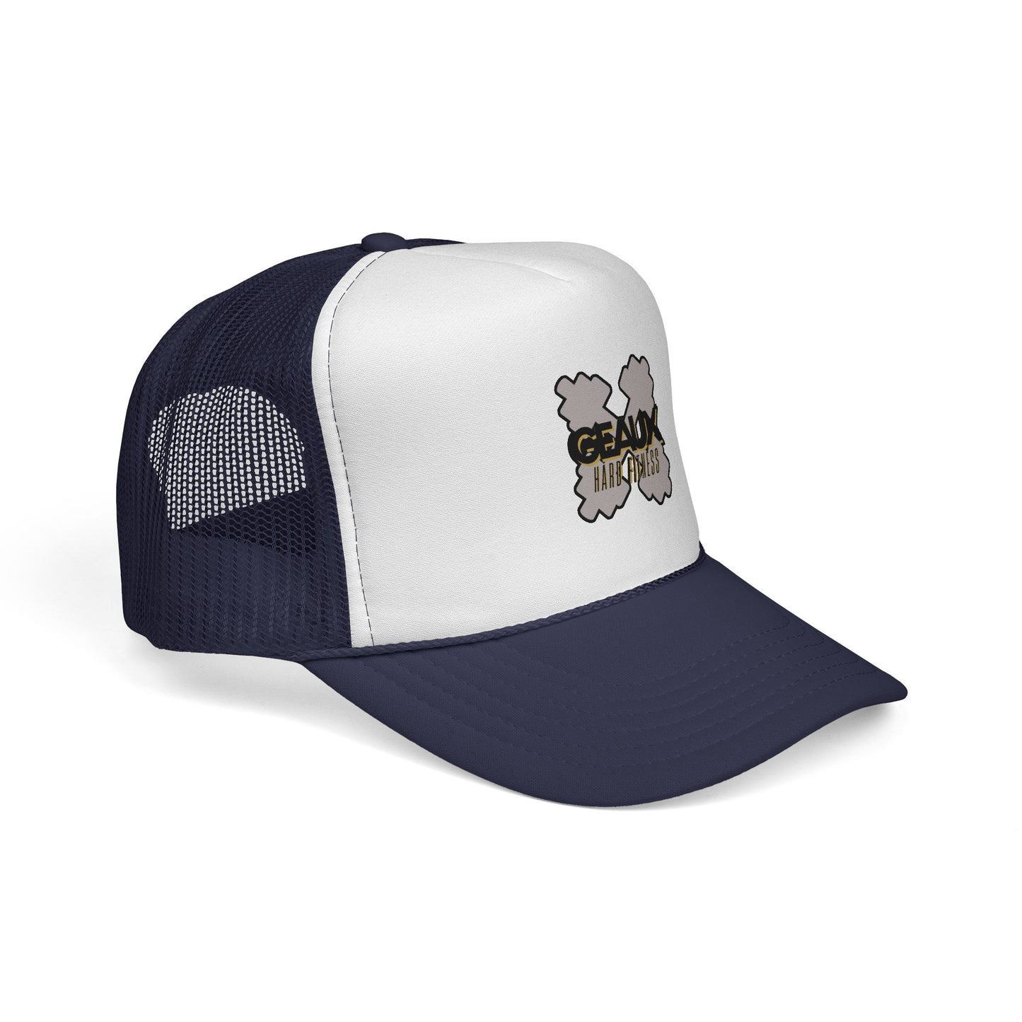 Geaux Hard Trucker Caps with Unique Design | Perfect for Outdoor Adventures, Festivals, Casual Wear, Gifts, Summer Events