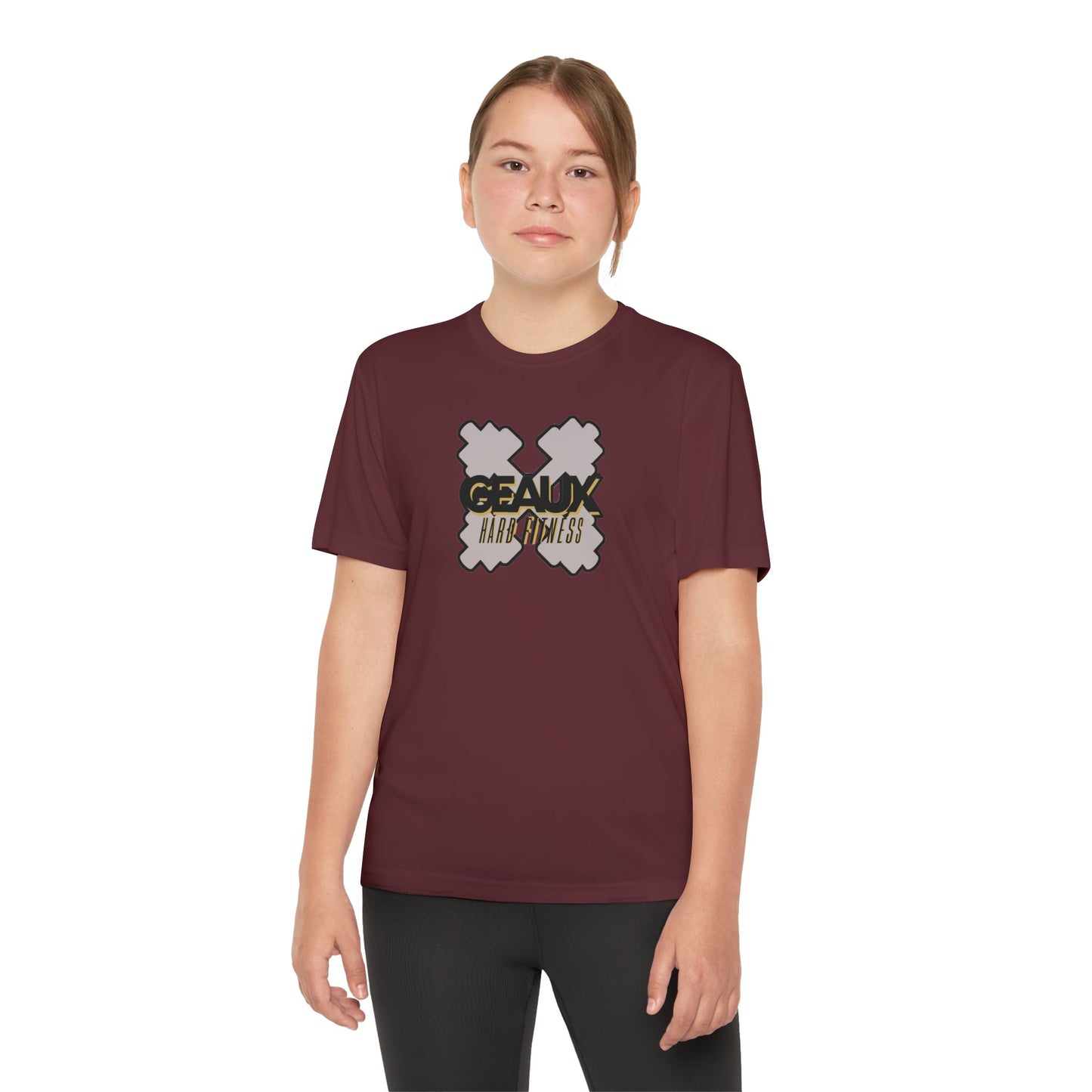 Geaux Hard Fit Youth Tee