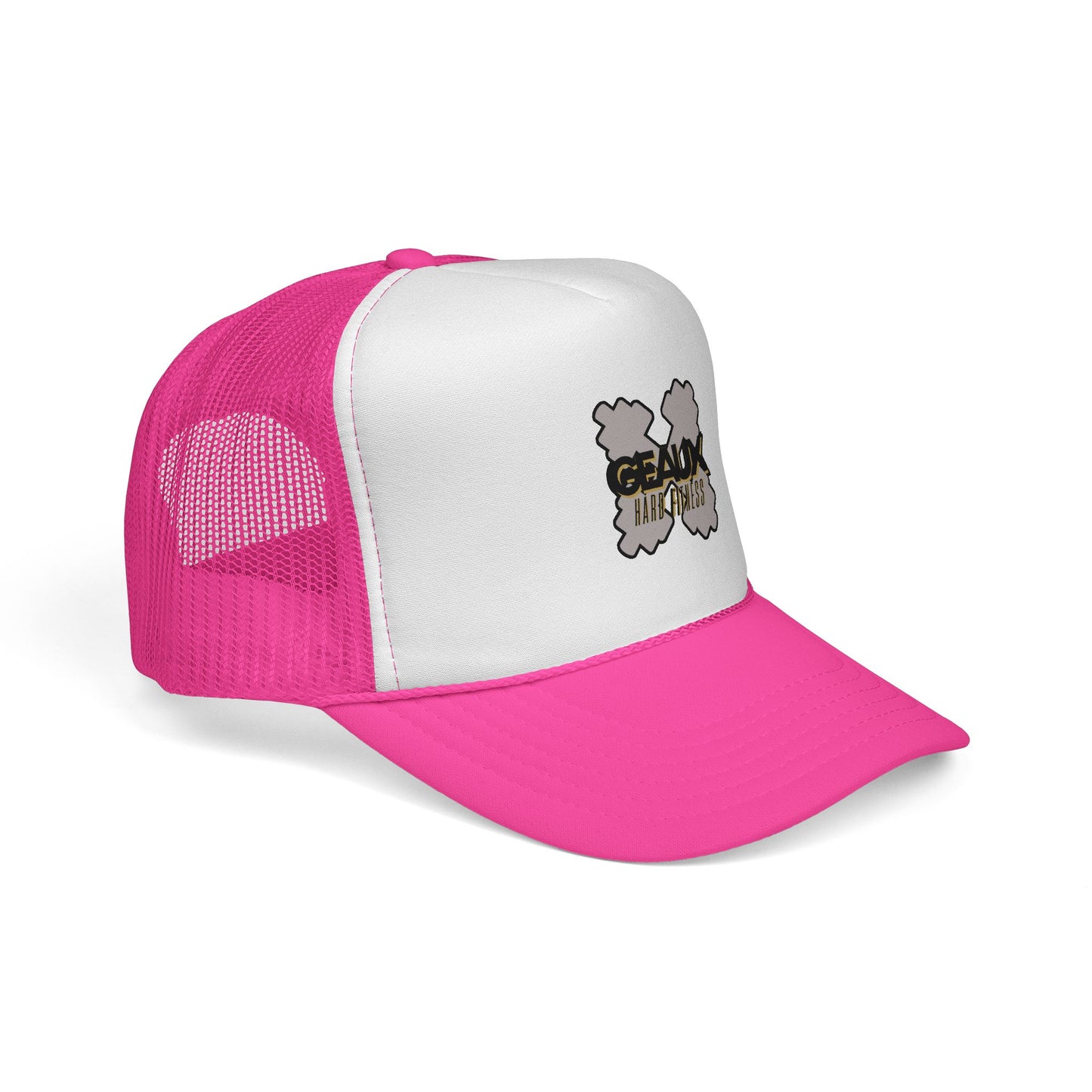 Geaux Hard Trucker Caps with Unique Design | Perfect for Outdoor Adventures, Festivals, Casual Wear, Gifts, Summer Events