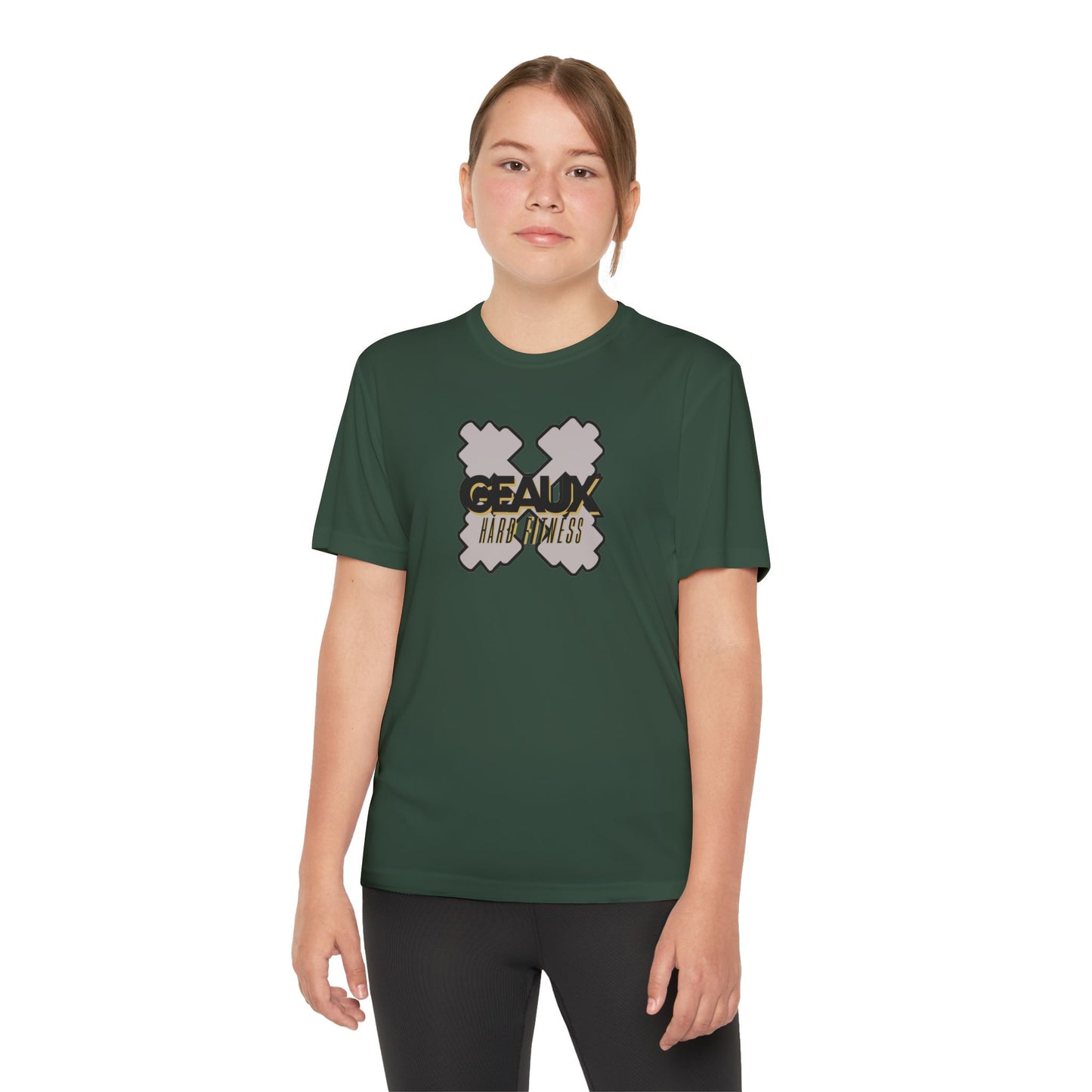 Geaux Hard Fit Youth Tee