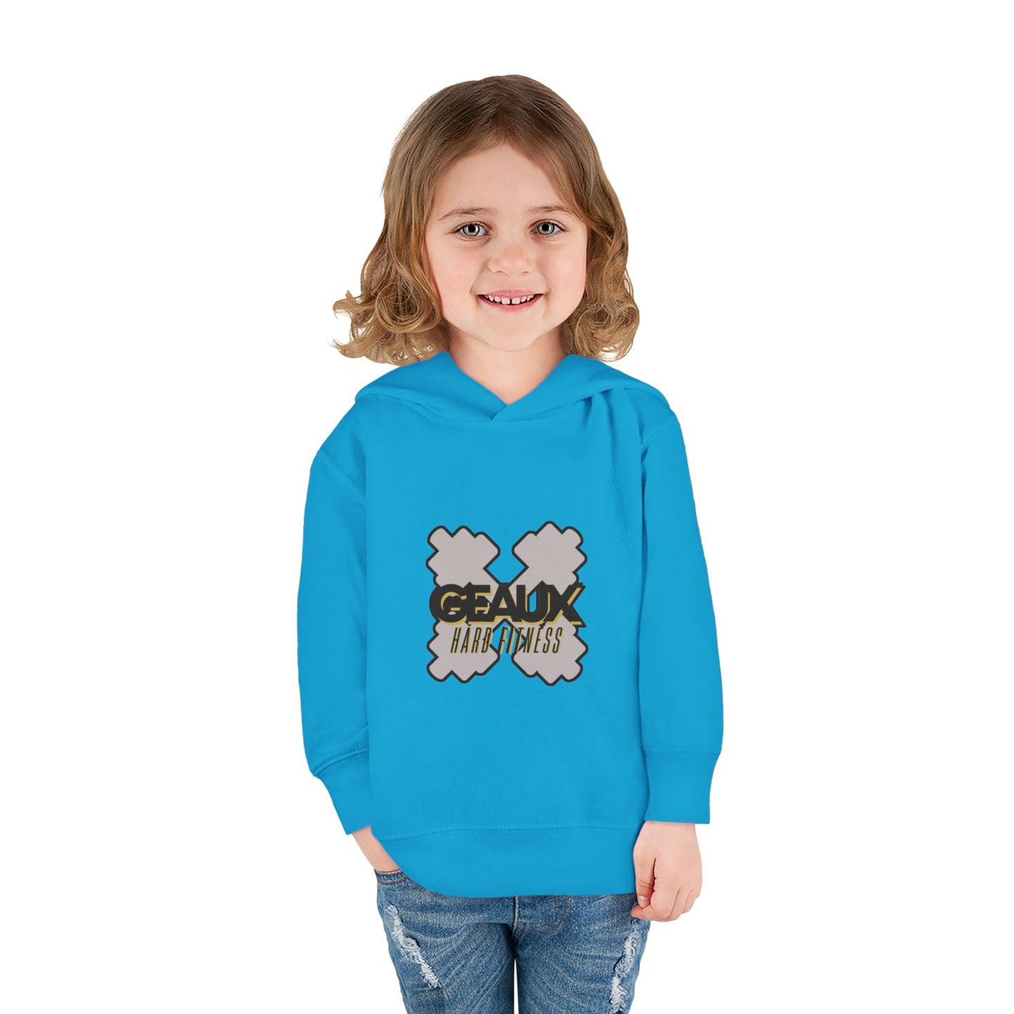 Geaux Hard Fitness Toddler Pullover Fleece Hoodie