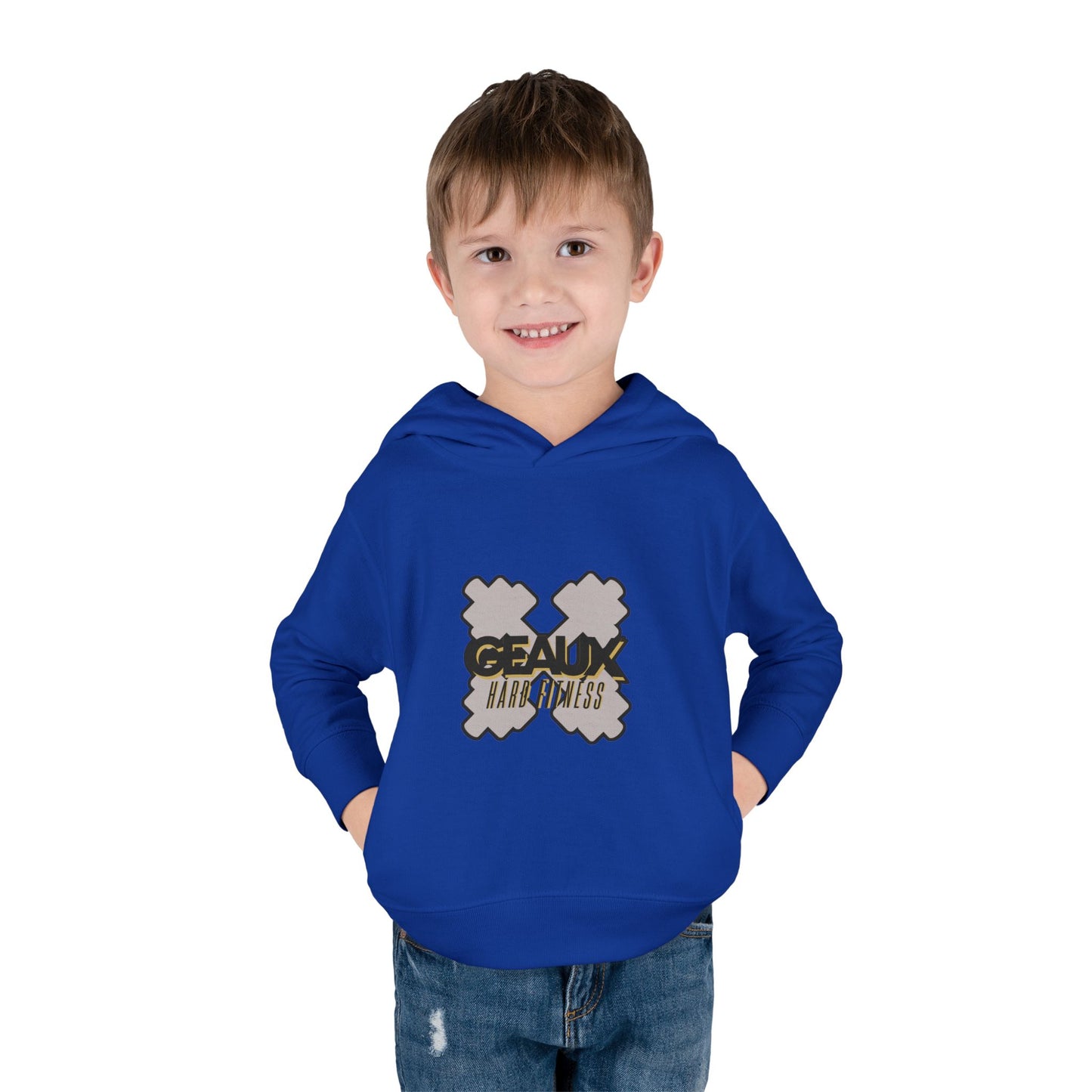 Geaux Hard Fitness Toddler Pullover Fleece Hoodie