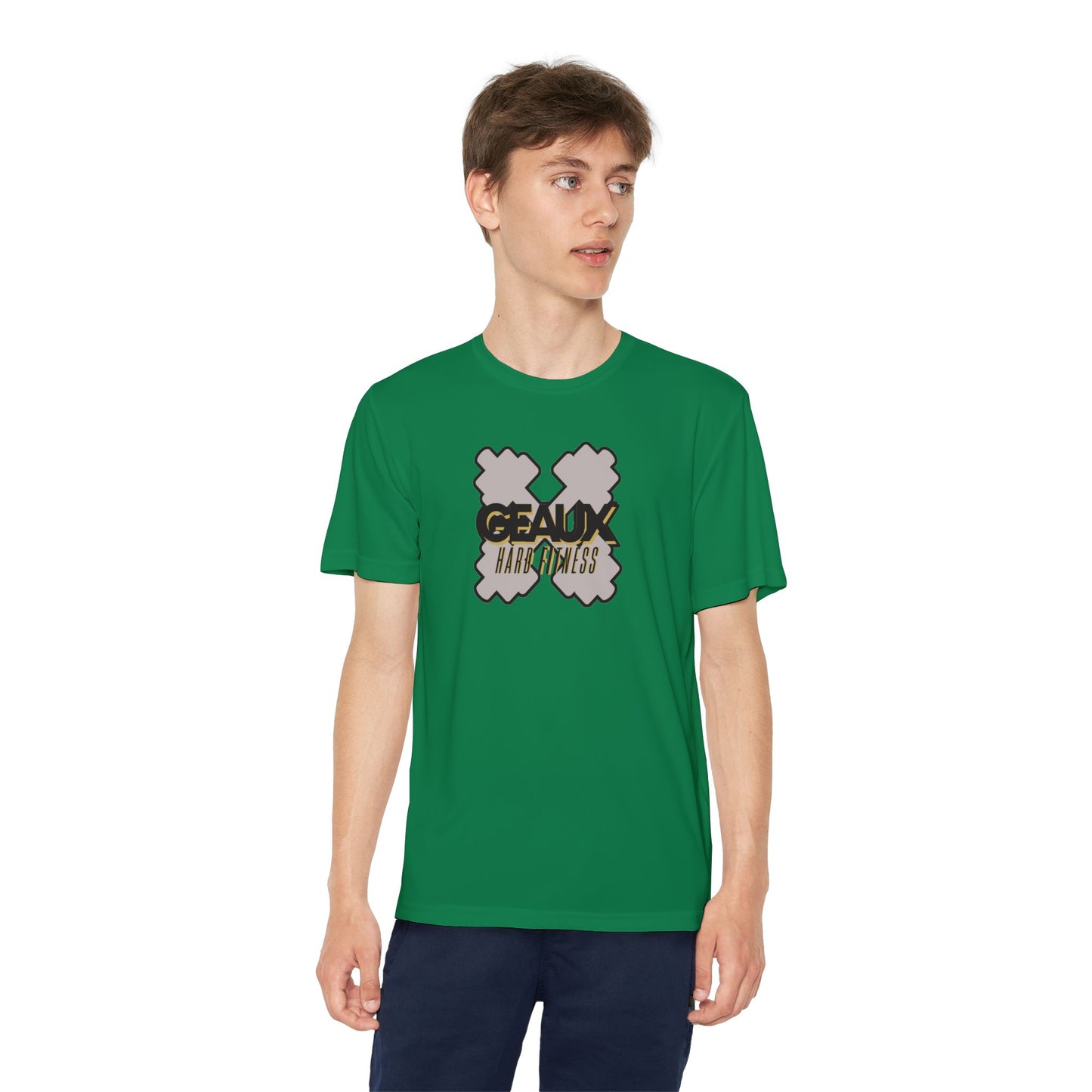Geaux Hard Fit Youth Tee