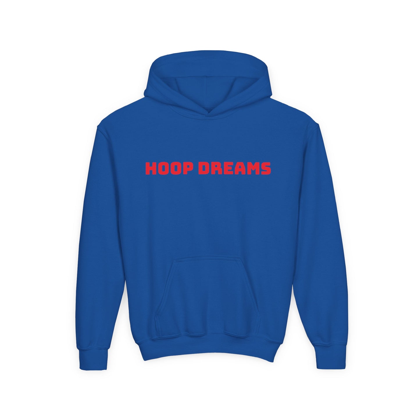 Youth Hooded Sweatshirt with Hoop Dreams Design