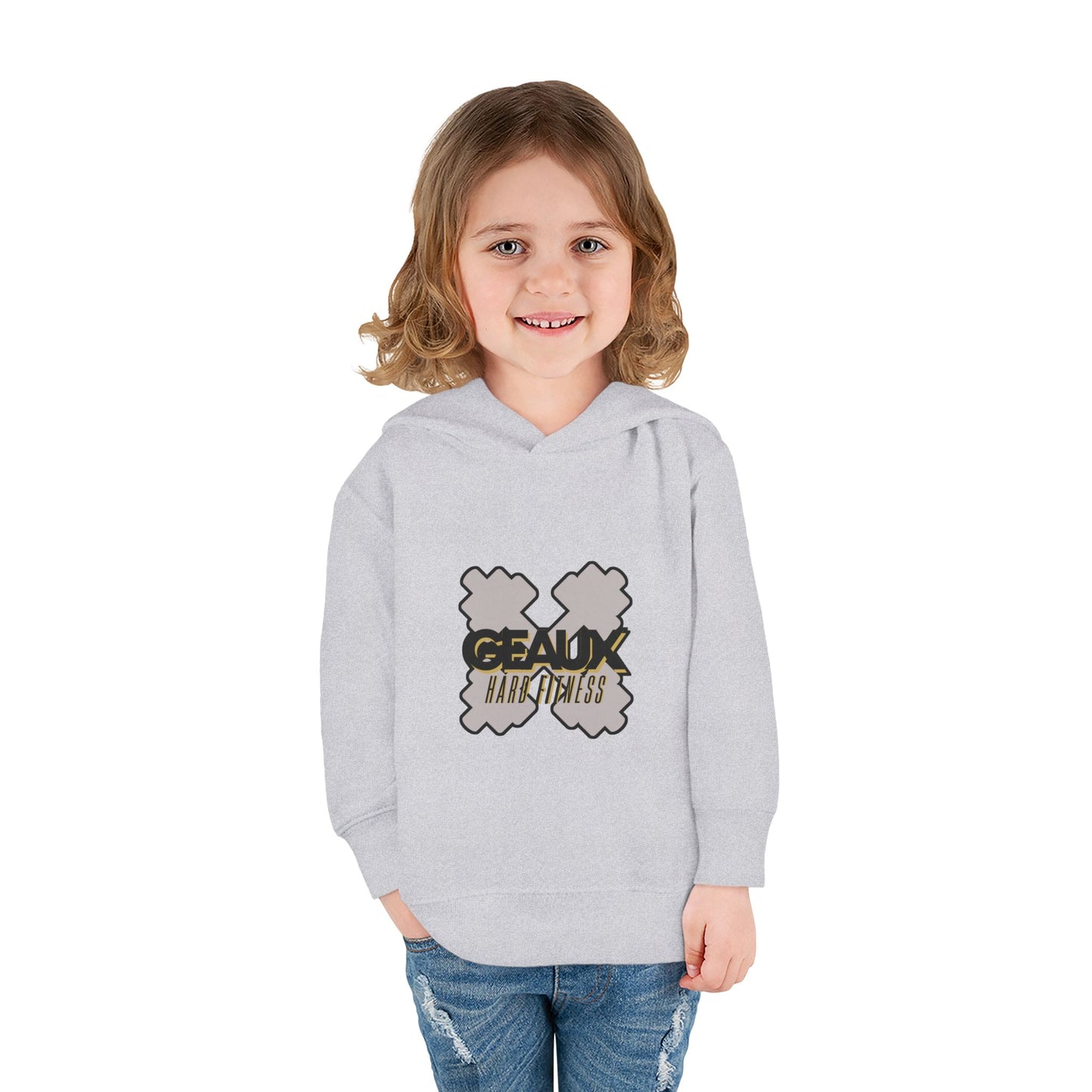 Geaux Hard Fitness Toddler Pullover Fleece Hoodie