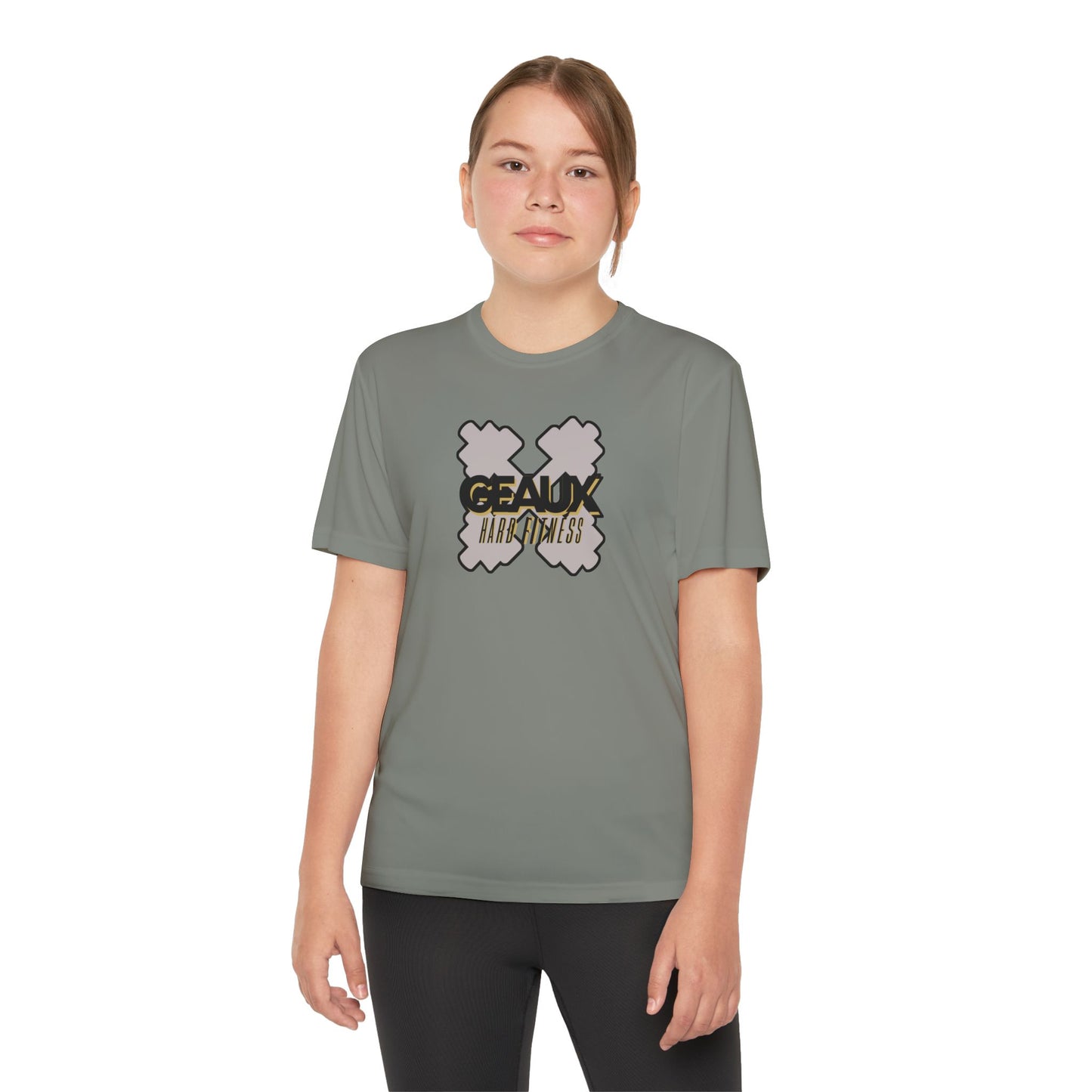 Geaux Hard Fit Youth Tee