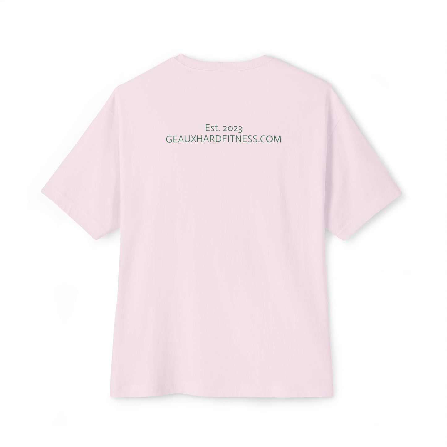 Geaux Hard Oversized Boxy Tee, Unisex Graphic Shirt, Casual Streetwear, Gift for Fitness Lovers, Stylish Everyday Tee, Comfortable Relaxed Fit