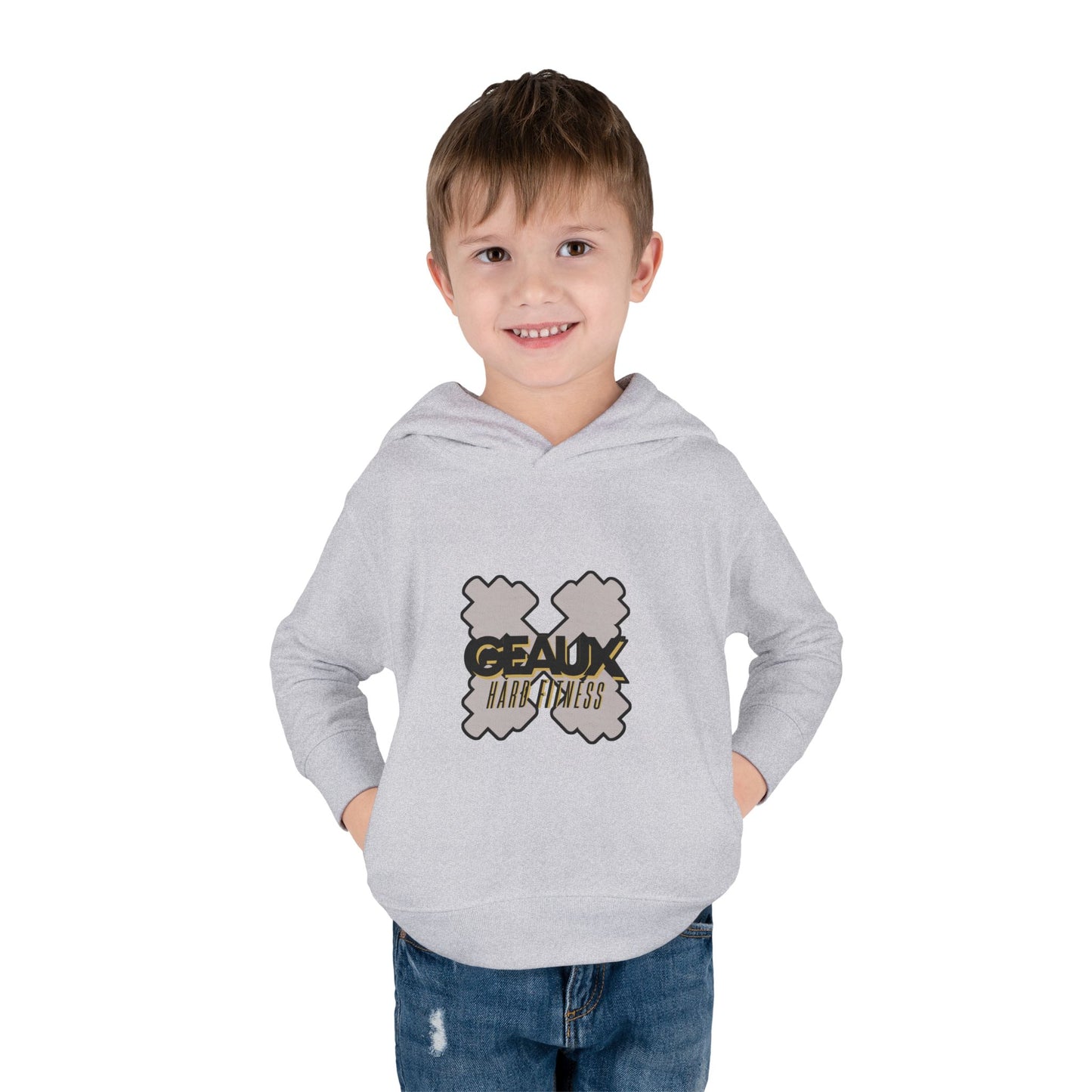 Geaux Hard Fitness Toddler Pullover Fleece Hoodie