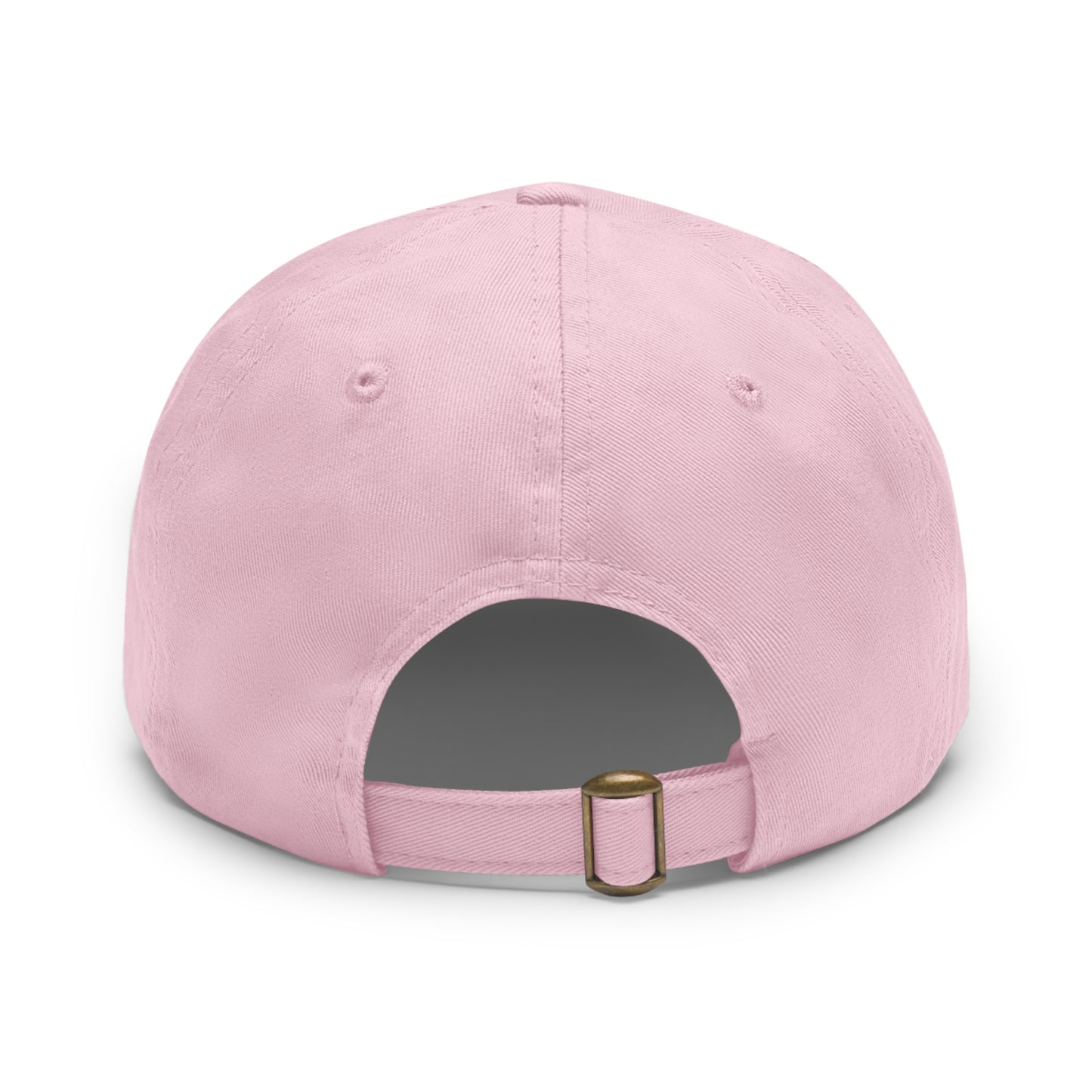 Geaux Hard Fit Dad Hat with Leather Patch (Round)