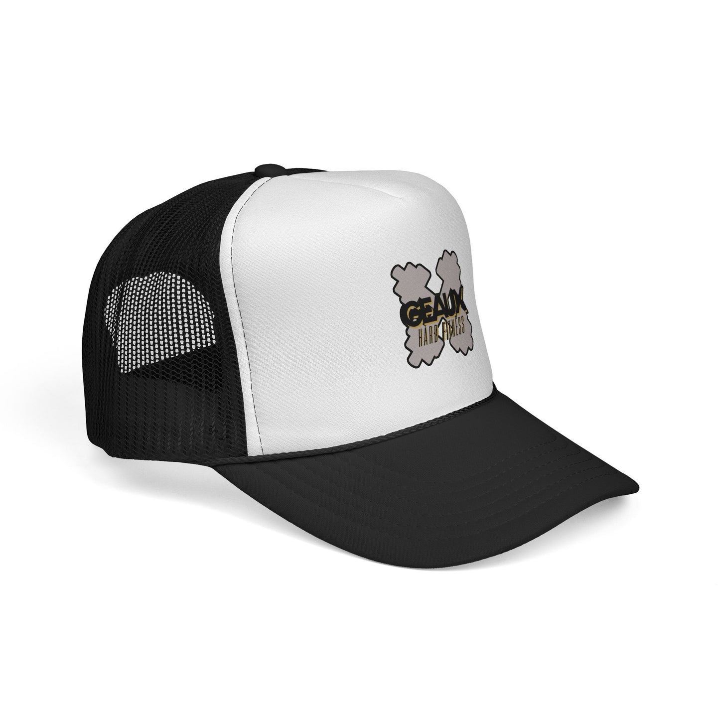 Geaux Hard Trucker Caps with Unique Design | Perfect for Outdoor Adventures, Festivals, Casual Wear, Gifts, Summer Events