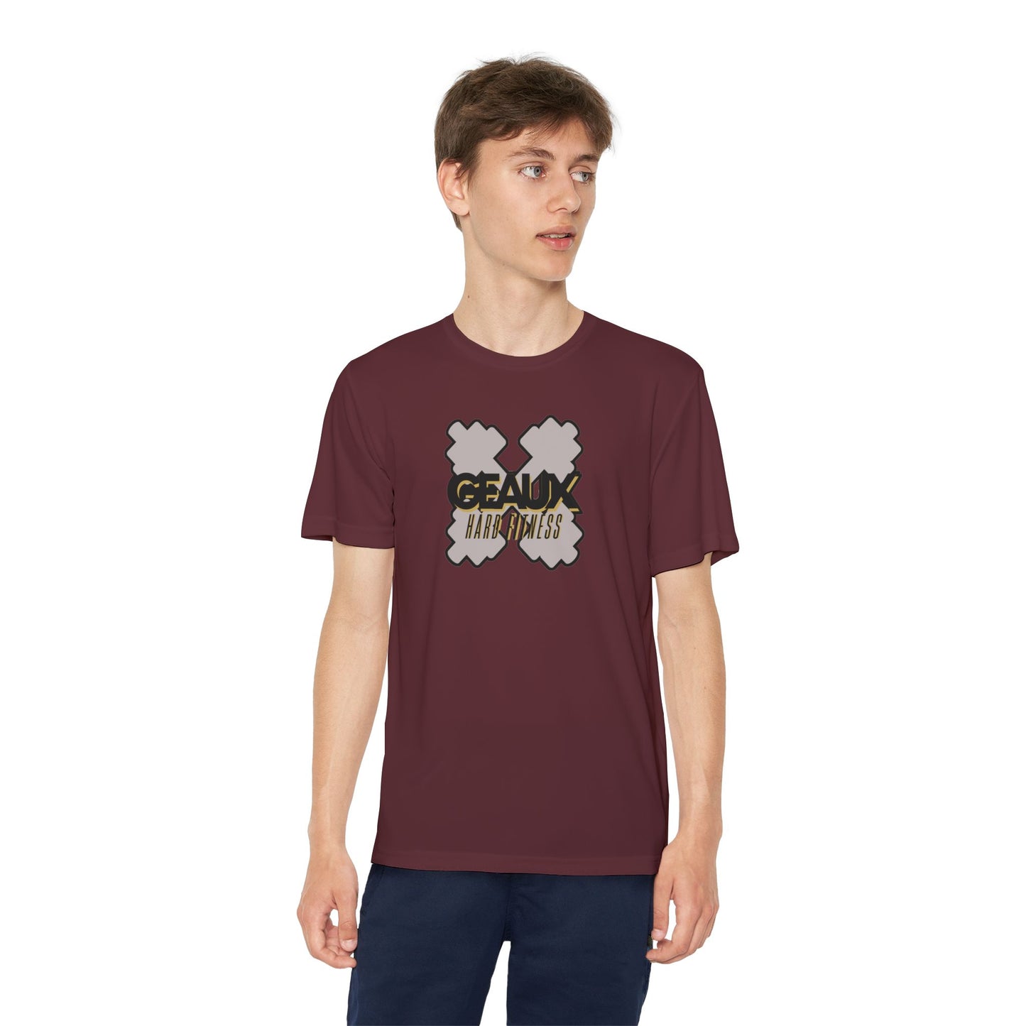 Geaux Hard Fit Youth Tee