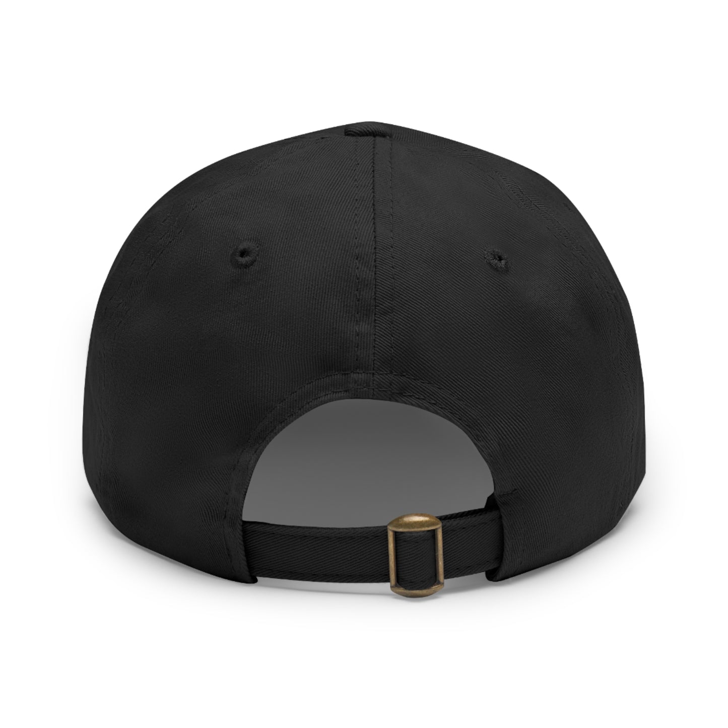 Geaux Hard Fit Dad Hat with Leather Patch (Round)
