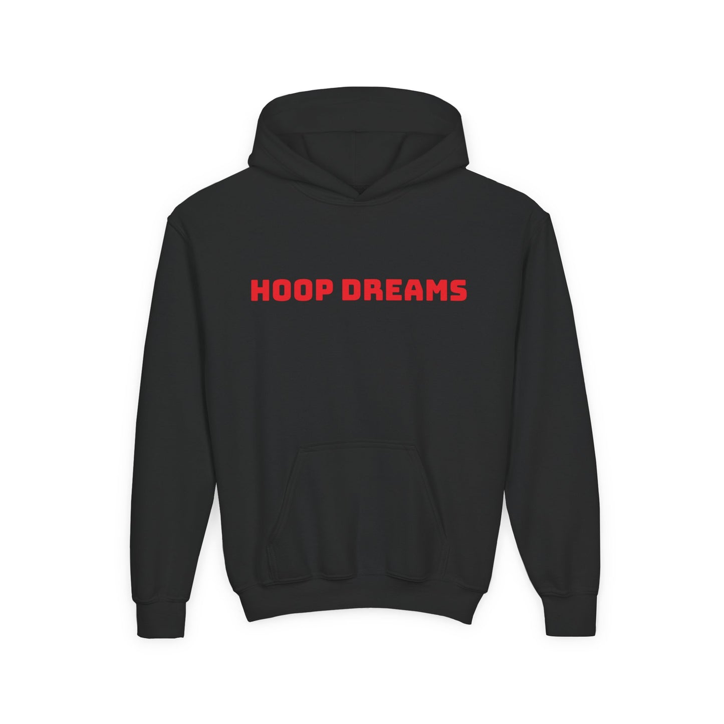 Youth Hooded Sweatshirt with Hoop Dreams Design