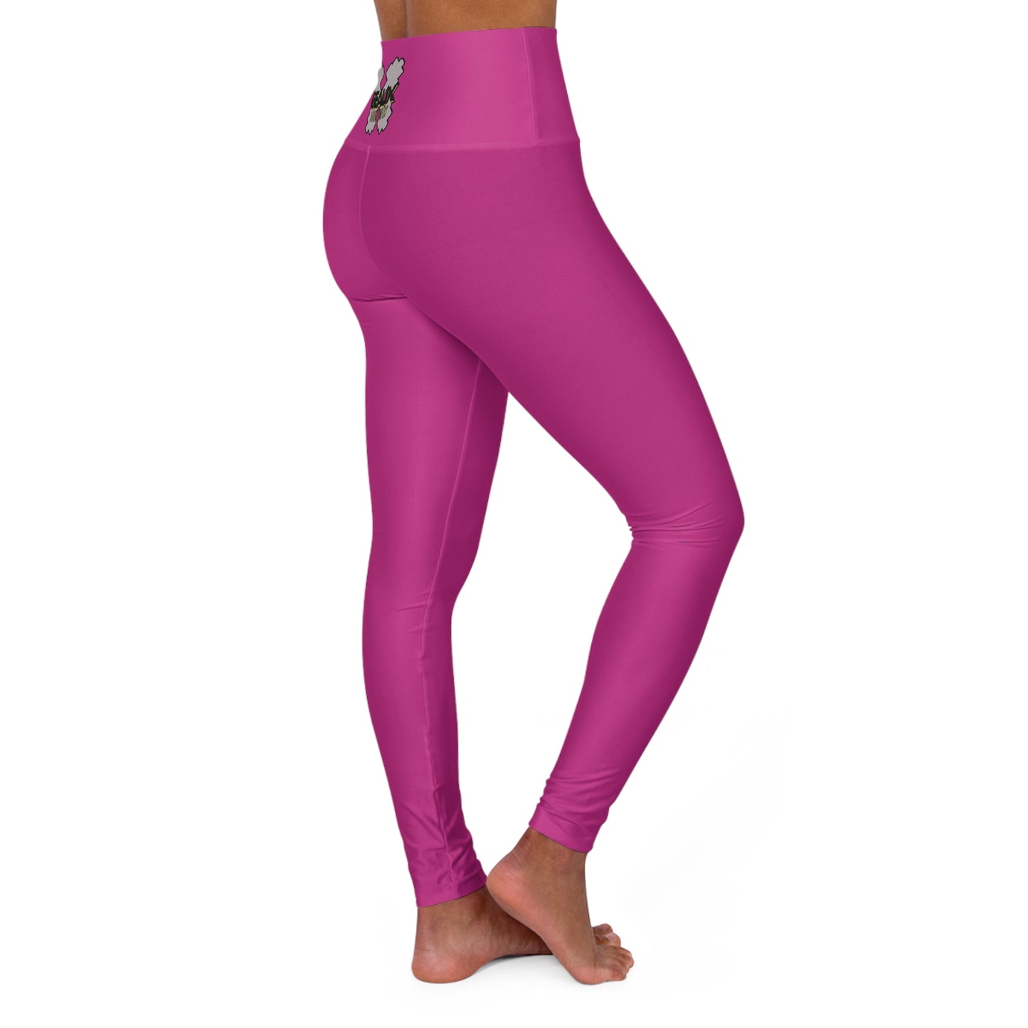 Pink Geaux Hard Fit High Waisted Yoga Leggings