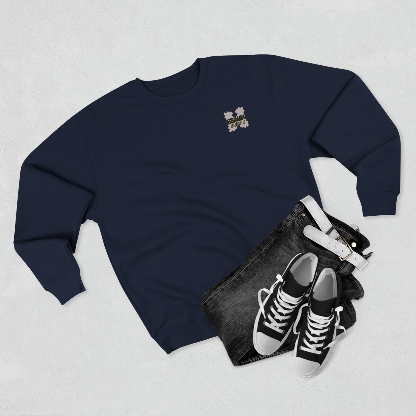 GEAUX Hard Unisex Premium Crewneck Sweatshirt