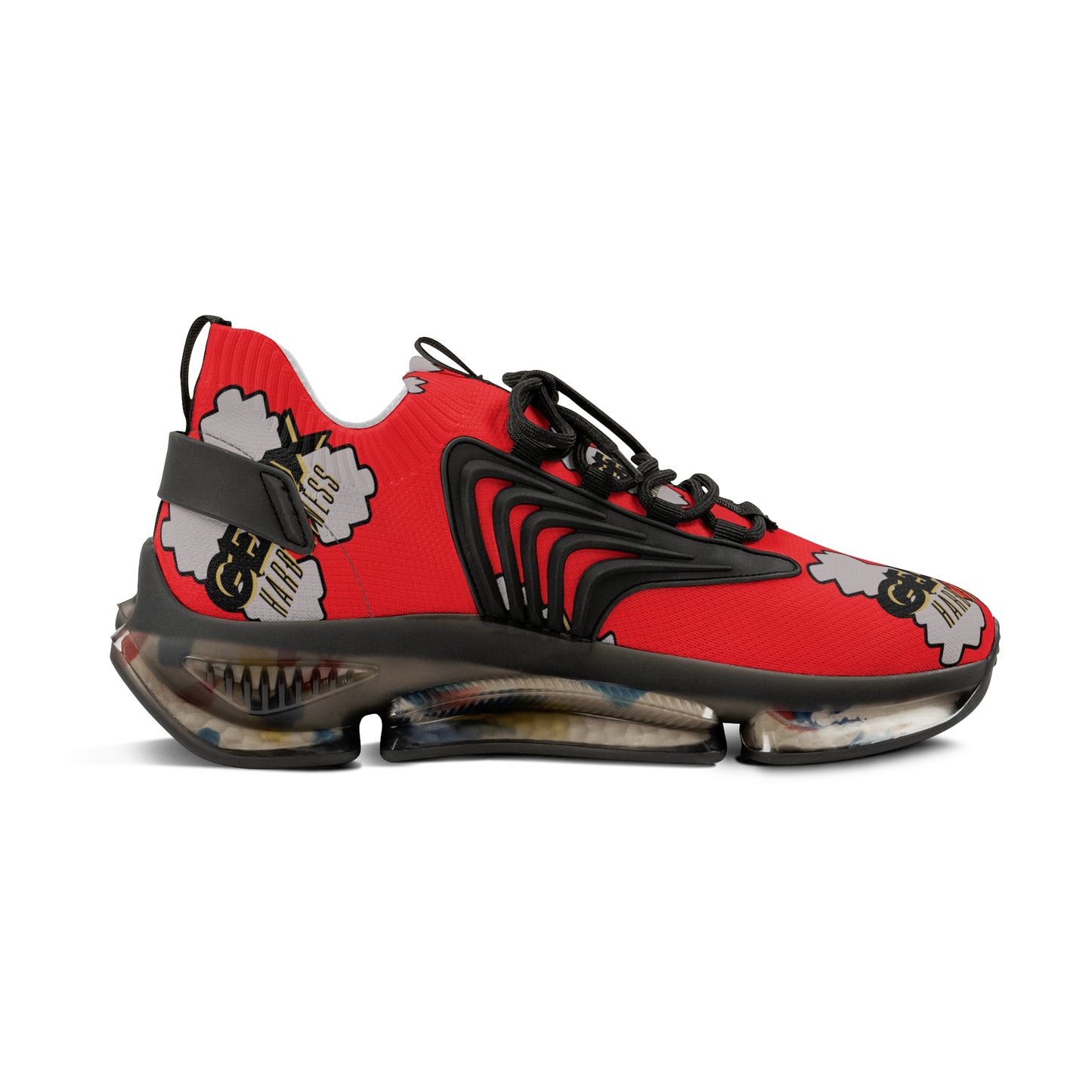 Red Geaux Hard Fit Men's Mesh Sneakers