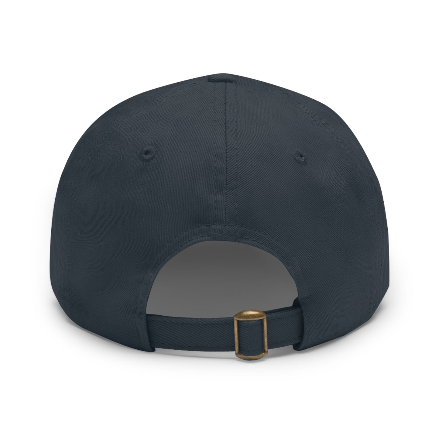 Geaux Hard Fit Dad Hat with Leather Patch (Round)