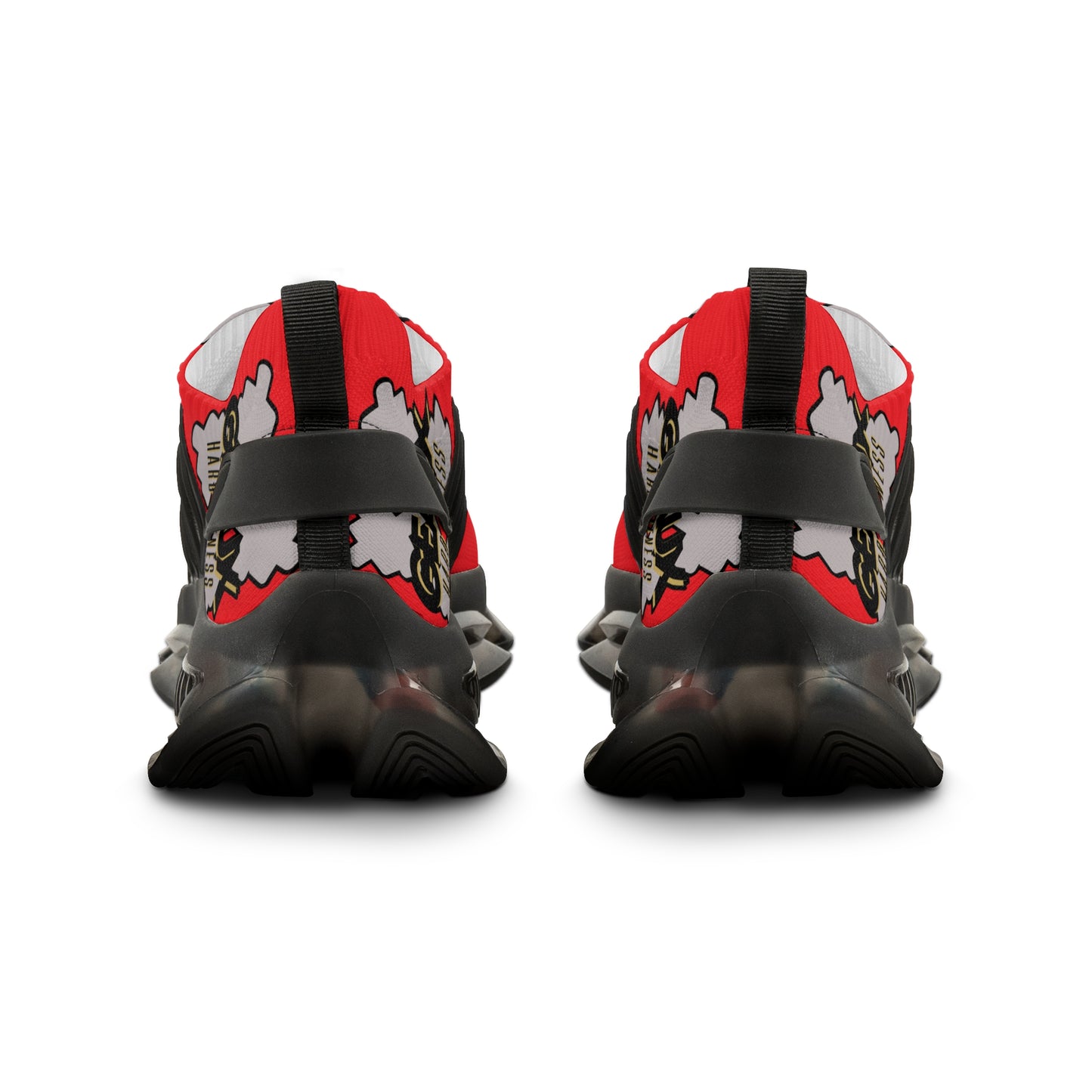 Red Geaux Hard Fit Men's Mesh Sneakers