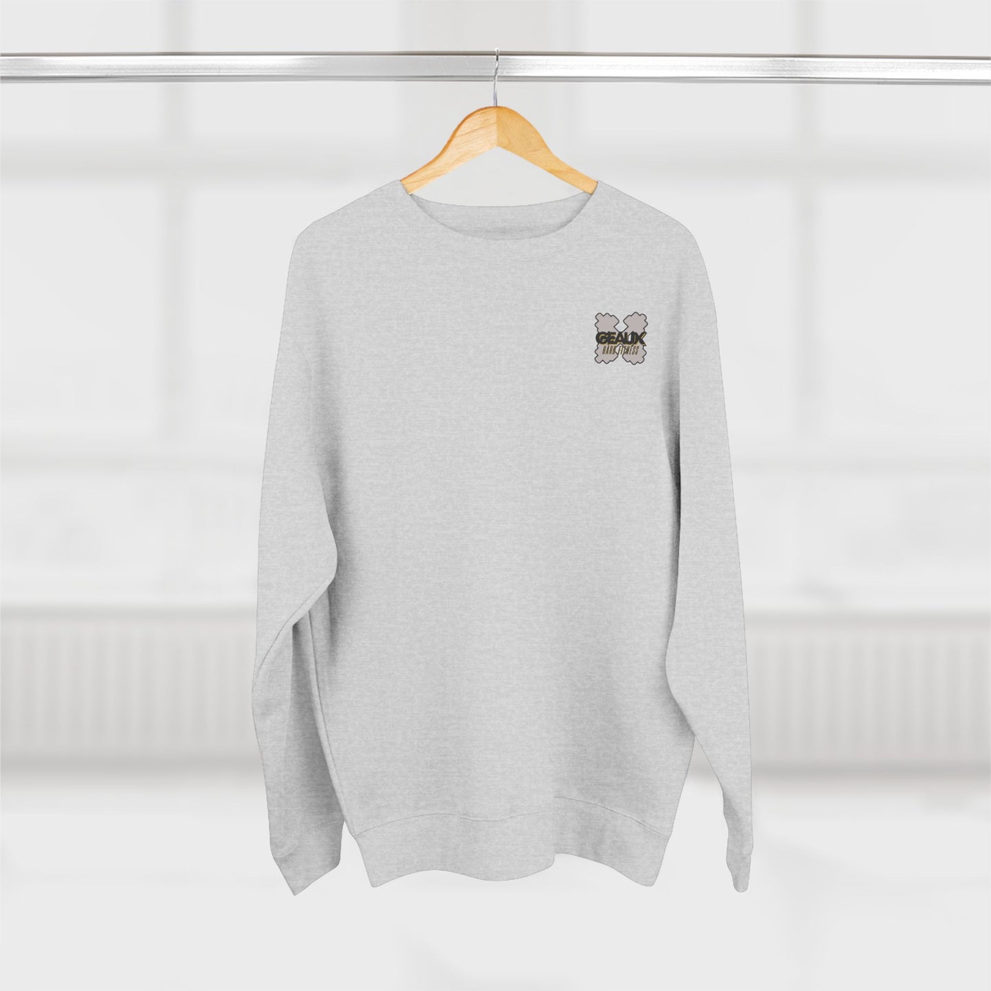 GEAUX Hard Unisex Premium Crewneck Sweatshirt