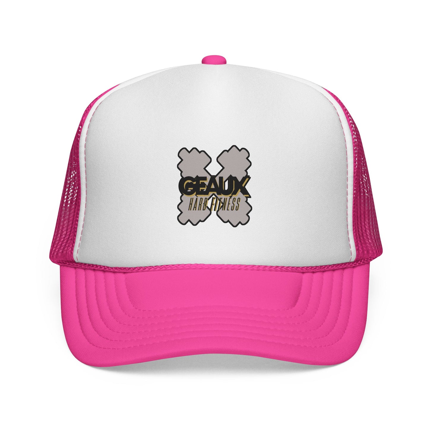 Geaux Hard Trucker Caps with Unique Design | Perfect for Outdoor Adventures, Festivals, Casual Wear, Gifts, Summer Events