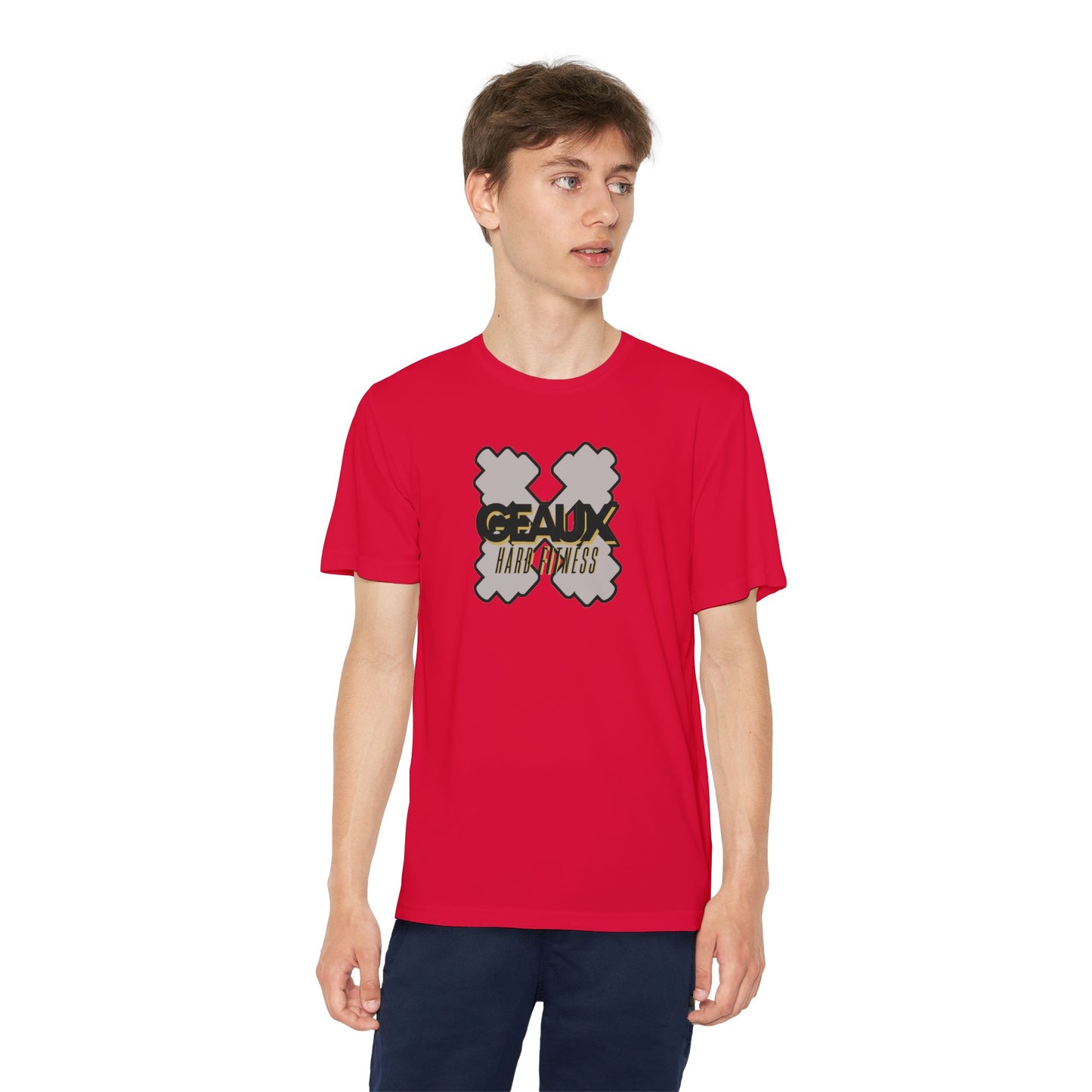 Geaux Hard Fit Youth Tee