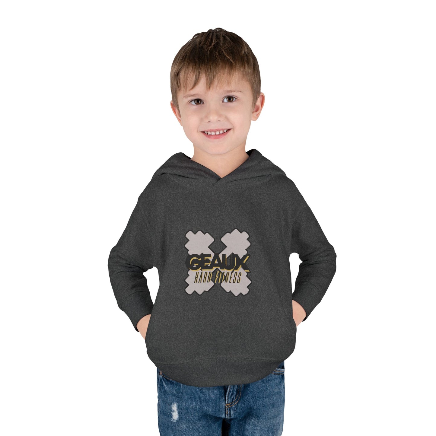 Geaux Hard Fitness Toddler Pullover Fleece Hoodie