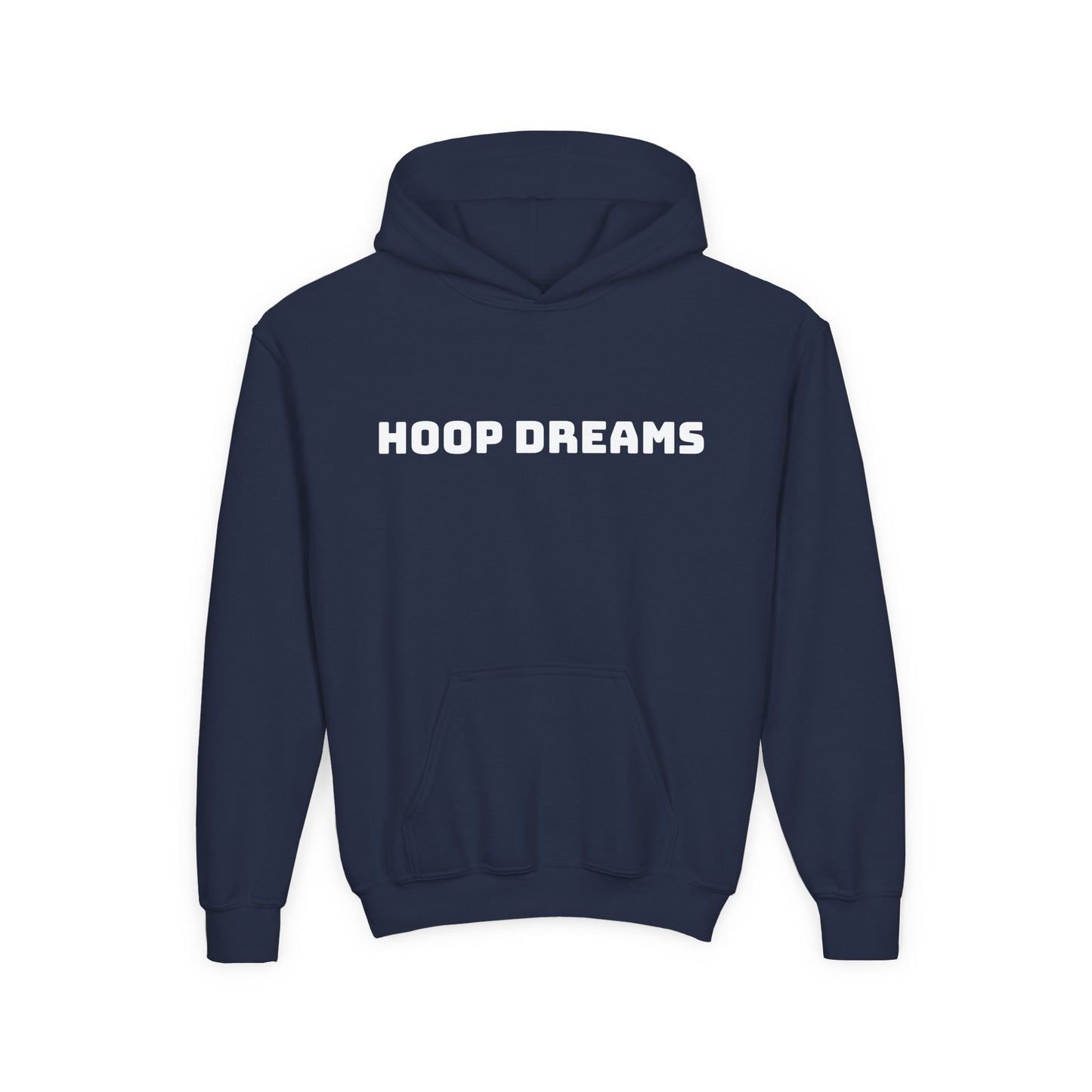 Youth Hooded Sweatshirt with Hoop Dreams Design