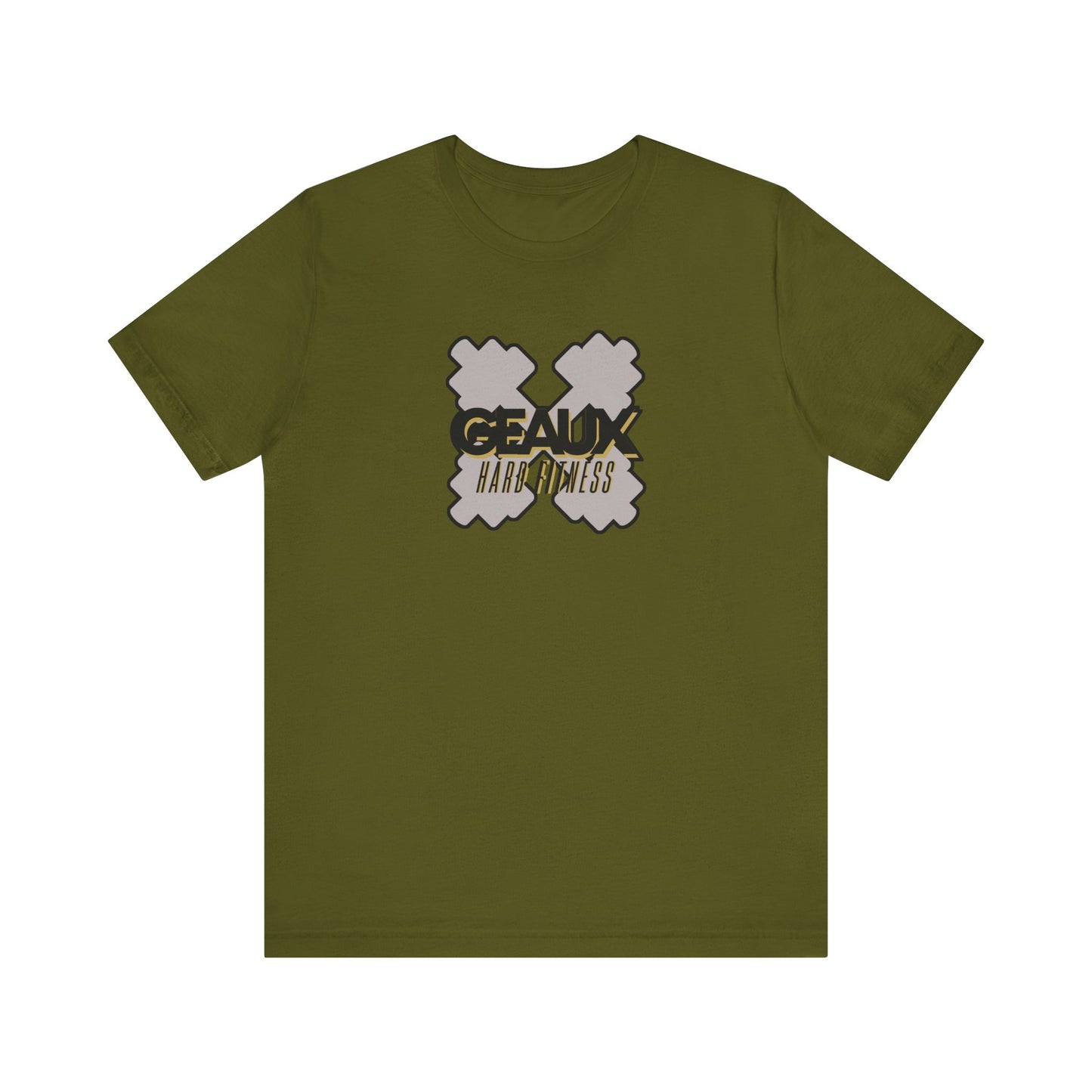 Geaux Hard Fit Unisex Jersey Short Sleeve Tee