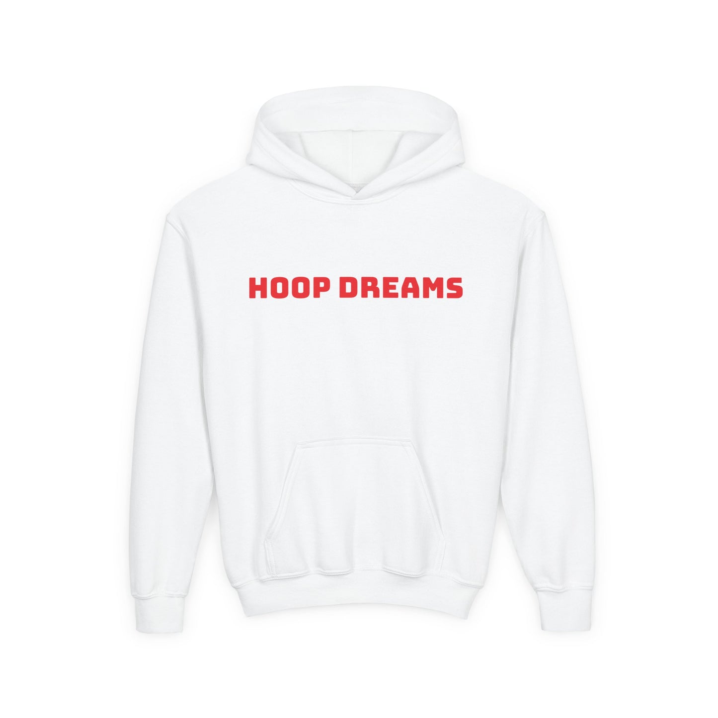 Youth Hooded Sweatshirt with Hoop Dreams Design