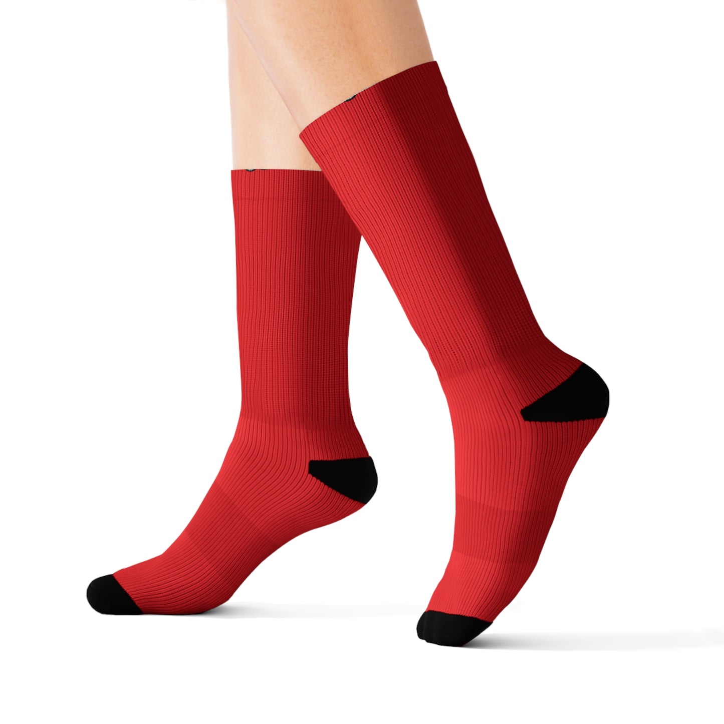 Red Geaux Hard Fit Logo Socks