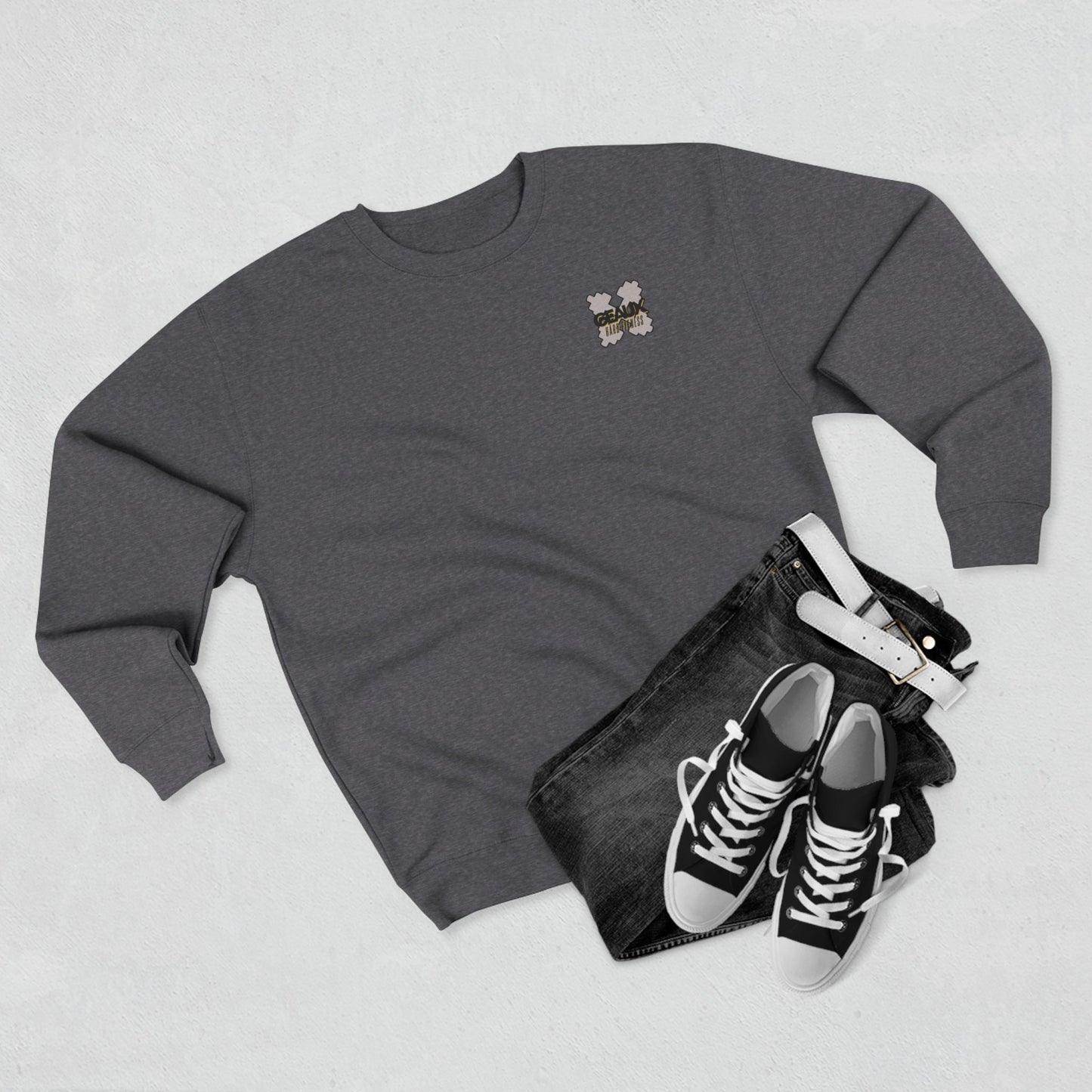 GEAUX Hard Unisex Premium Crewneck Sweatshirt
