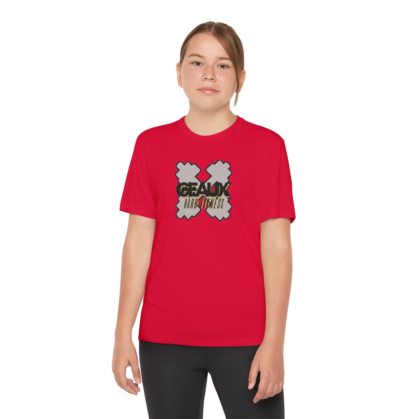 Geaux Hard Fit Youth Tee