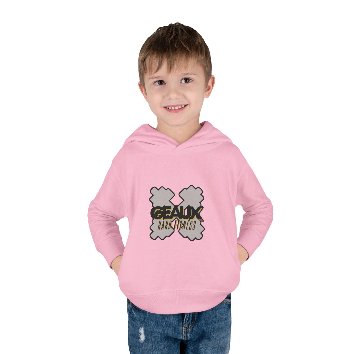 Geaux Hard Fitness Toddler Pullover Fleece Hoodie