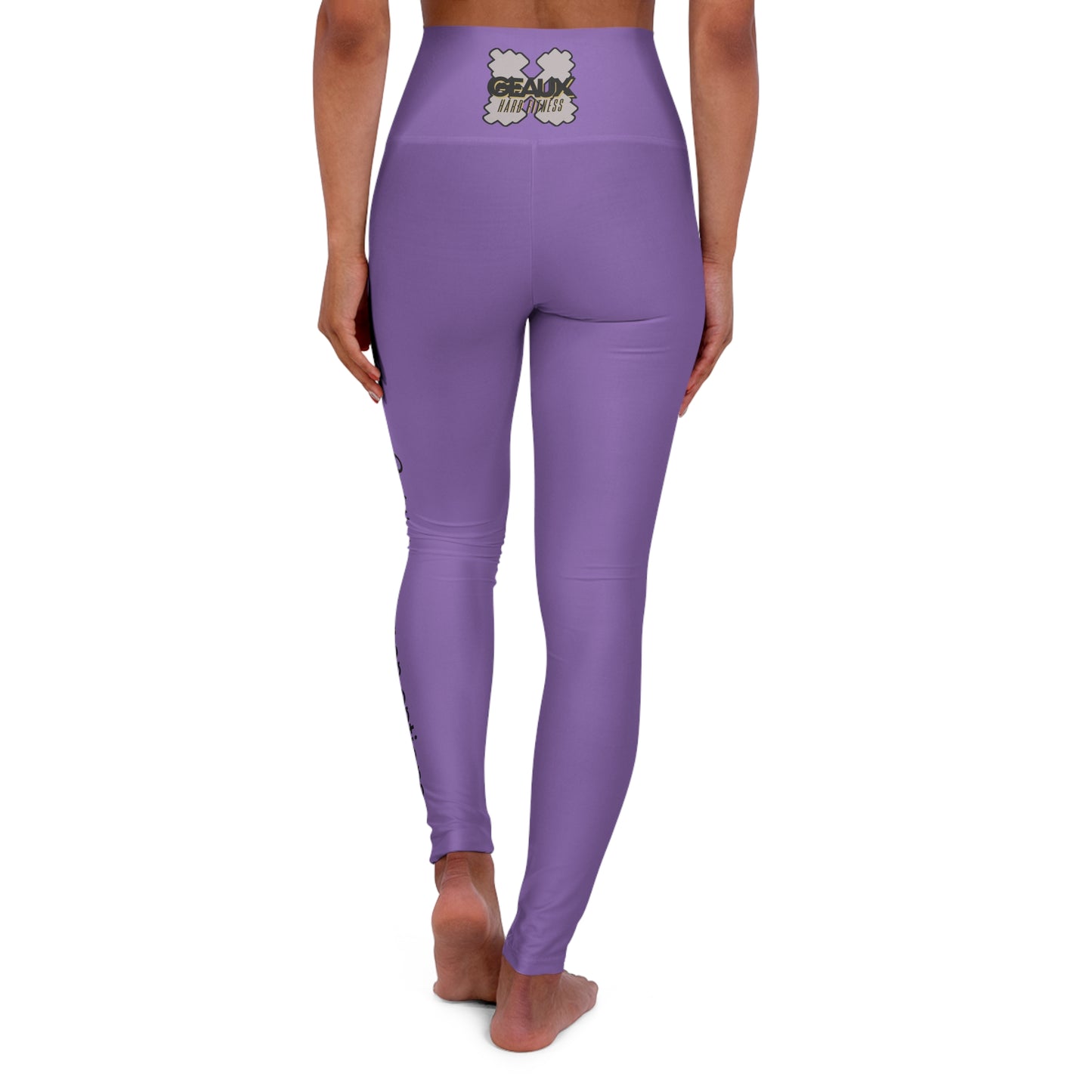 Purple Geaux Hard Fit High Waisted Yoga Leggings