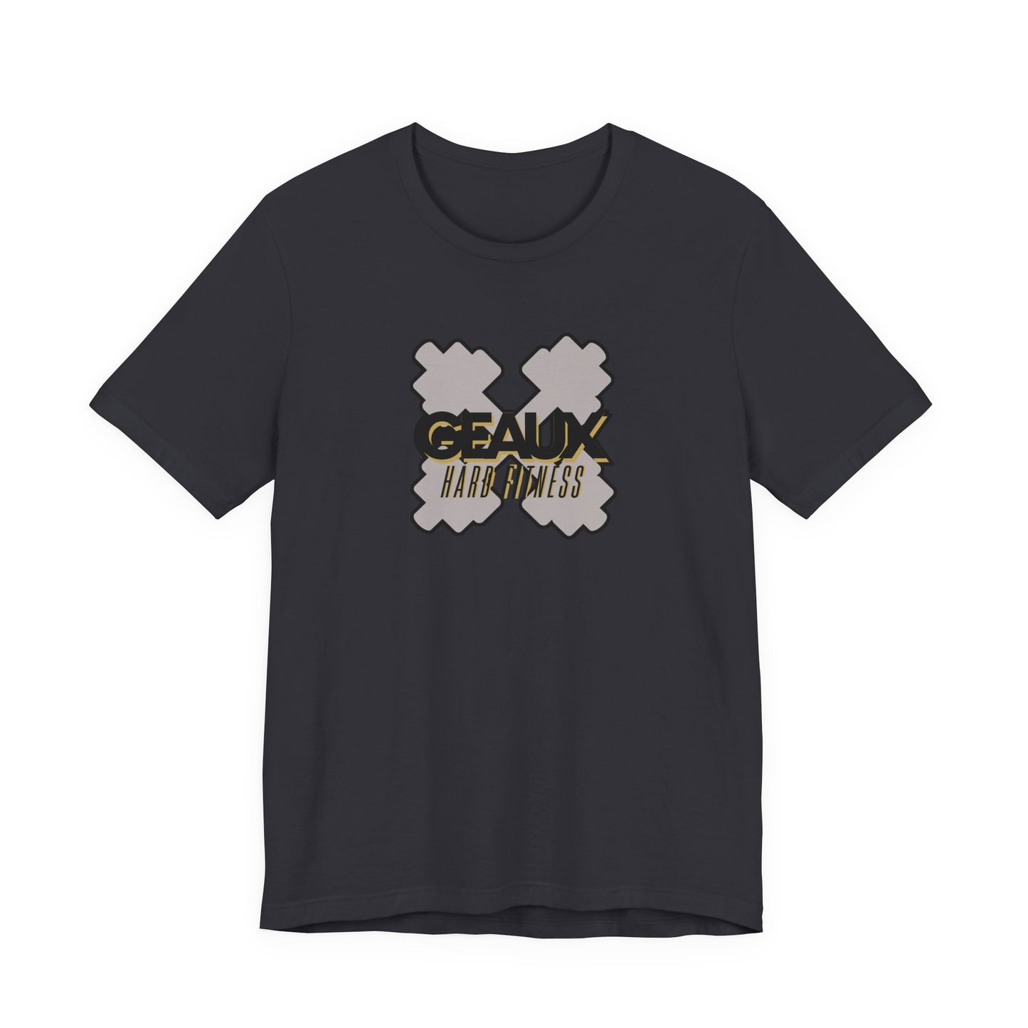 Geaux Hard Fit Unisex Jersey Short Sleeve Tee