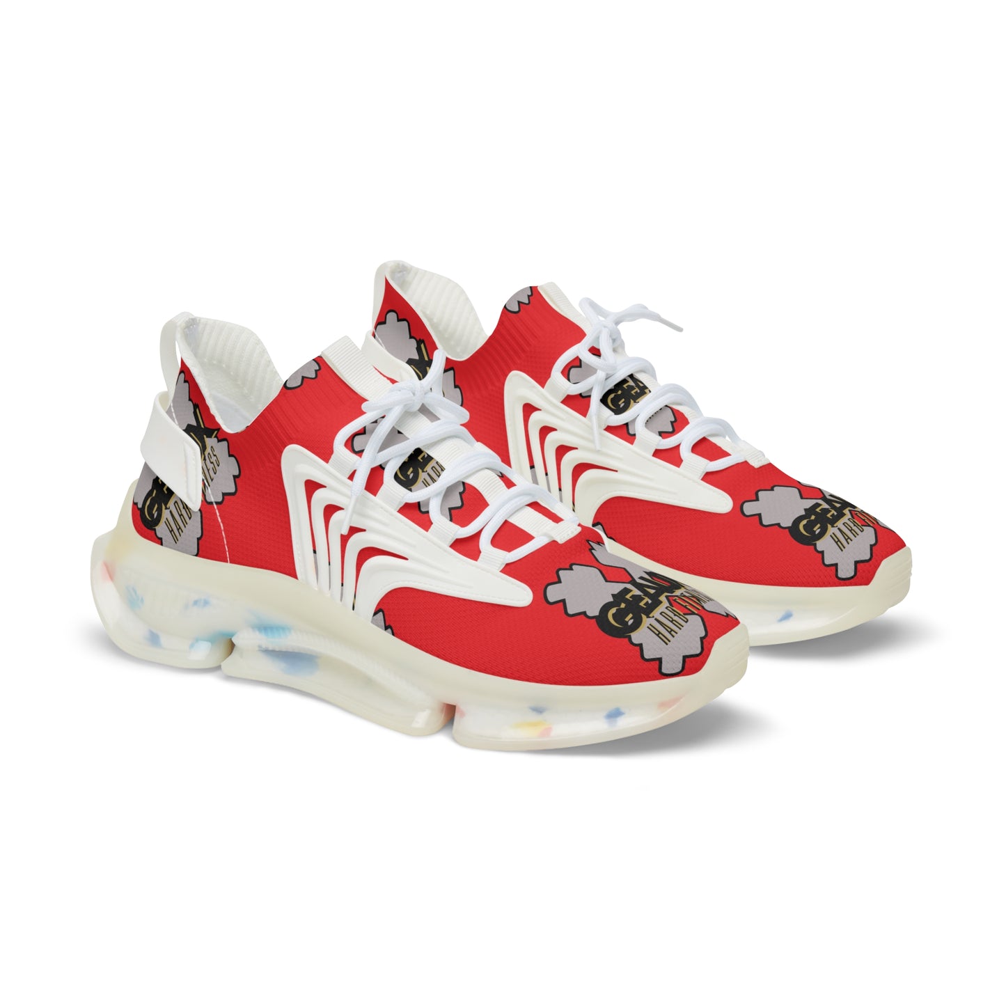 Red Geaux Hard Fit Men's Mesh Sneakers