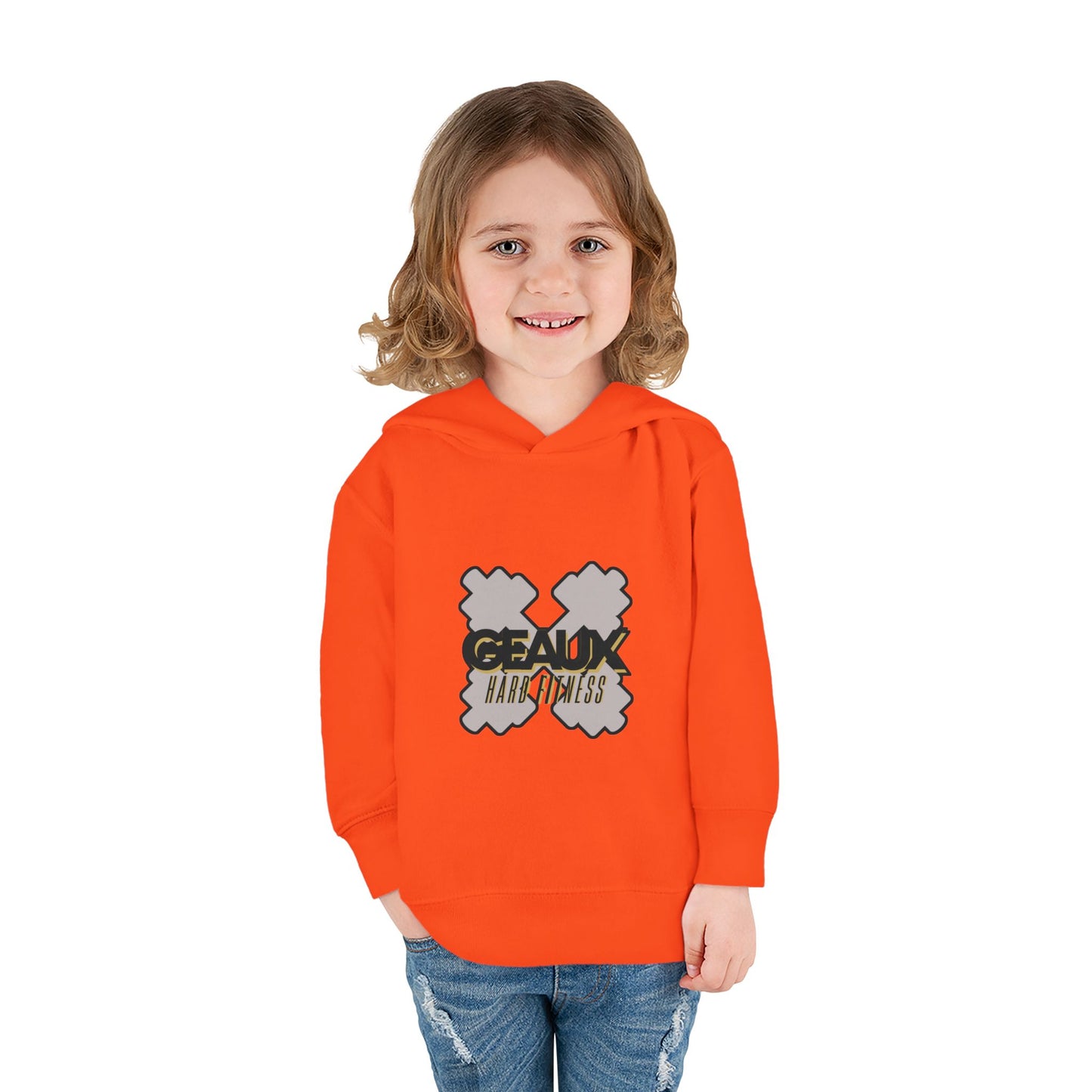 Geaux Hard Fitness Toddler Pullover Fleece Hoodie