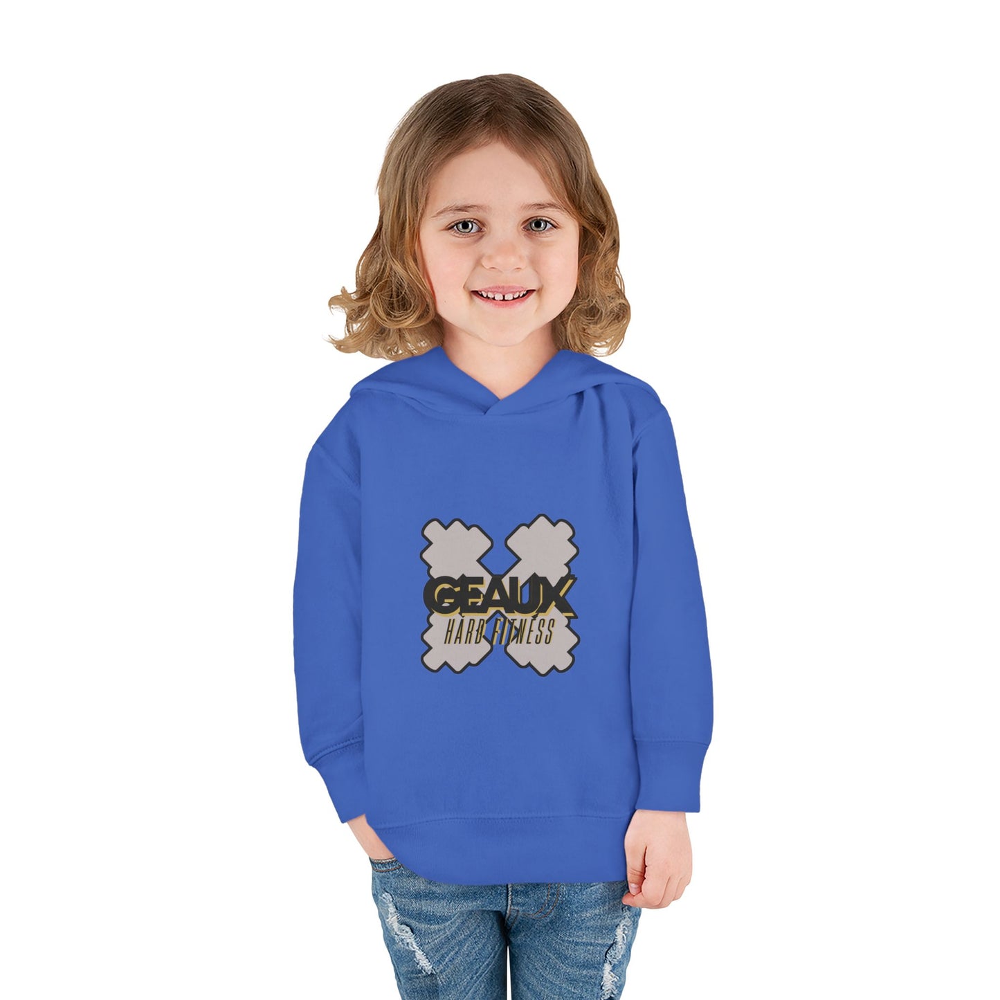 Geaux Hard Fitness Toddler Pullover Fleece Hoodie