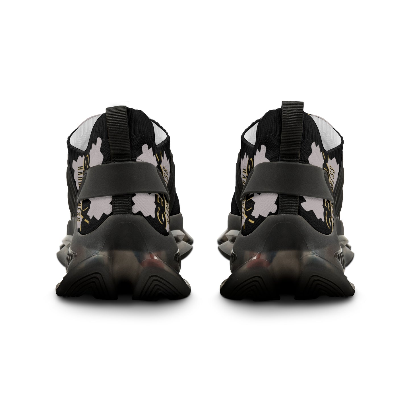 Black Geaux Hard Fit Men's Mesh Sneakers