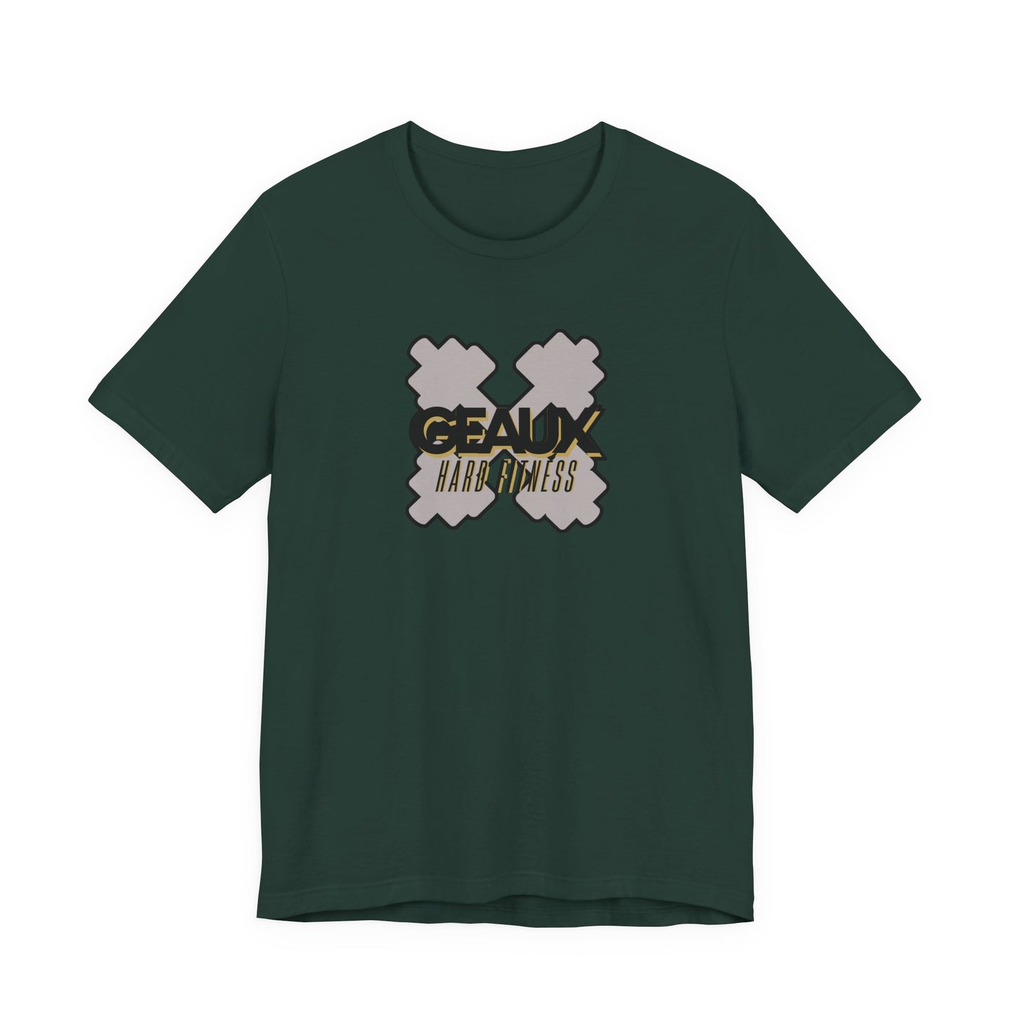 Geaux Hard Fit Unisex Jersey Short Sleeve Tee