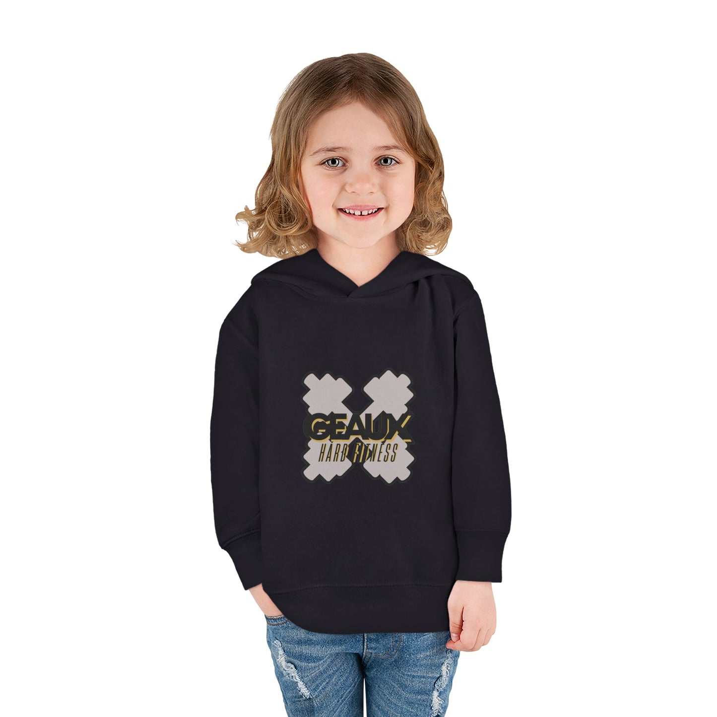 Geaux Hard Fitness Toddler Pullover Fleece Hoodie