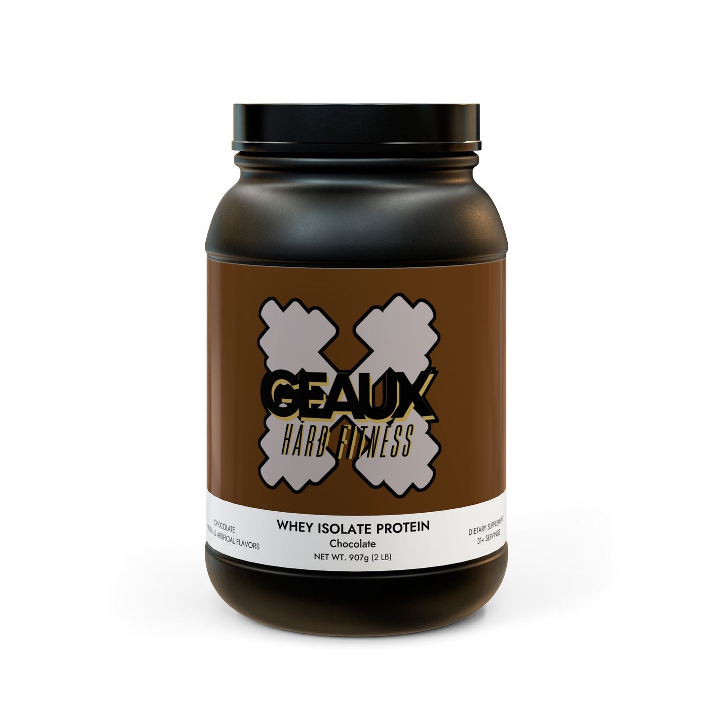 Geaux Hard Fit - Whey Isolate Protein Supplement (907g, 2lb)