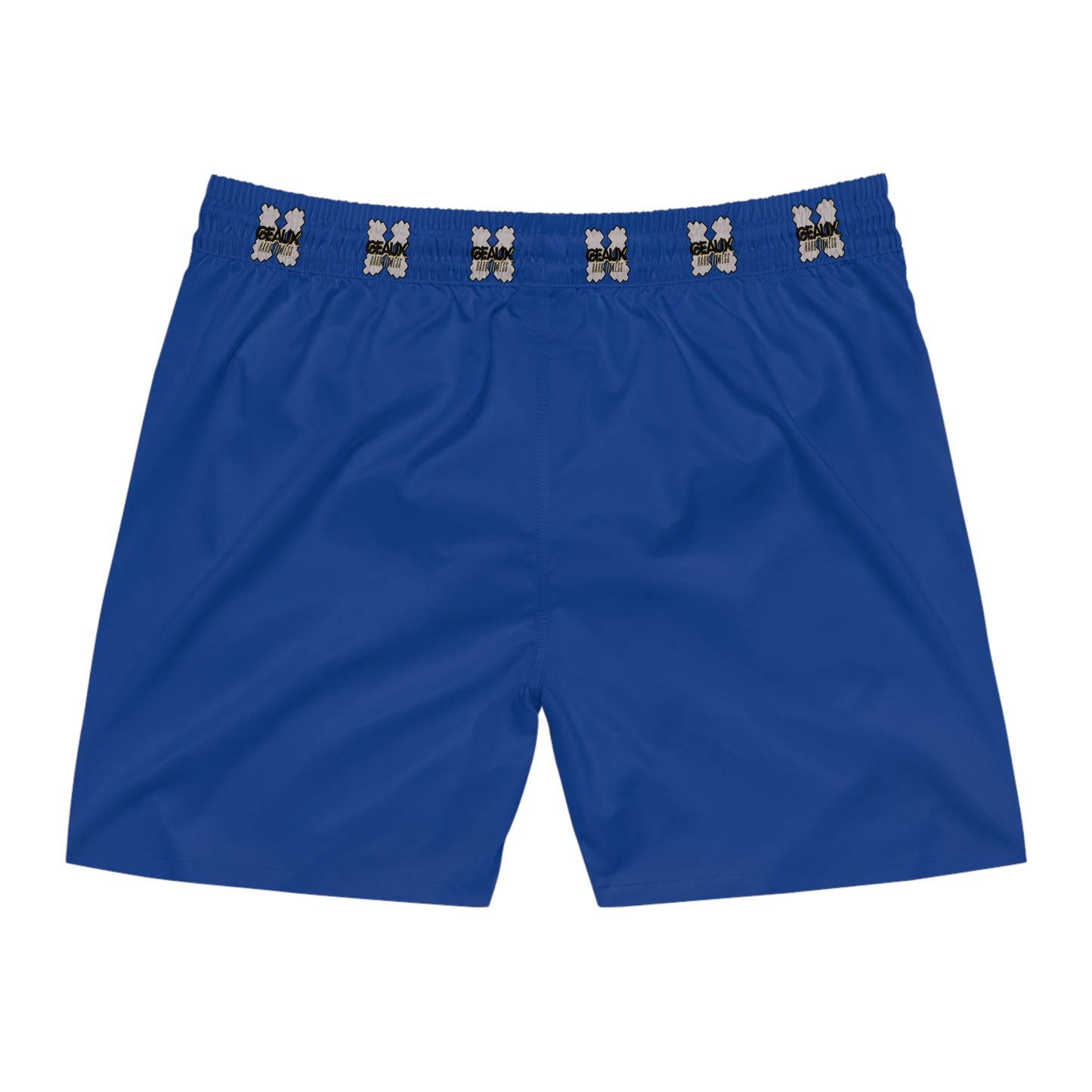Blue Geaux Hard Men's Mid-Length Swim Shorts