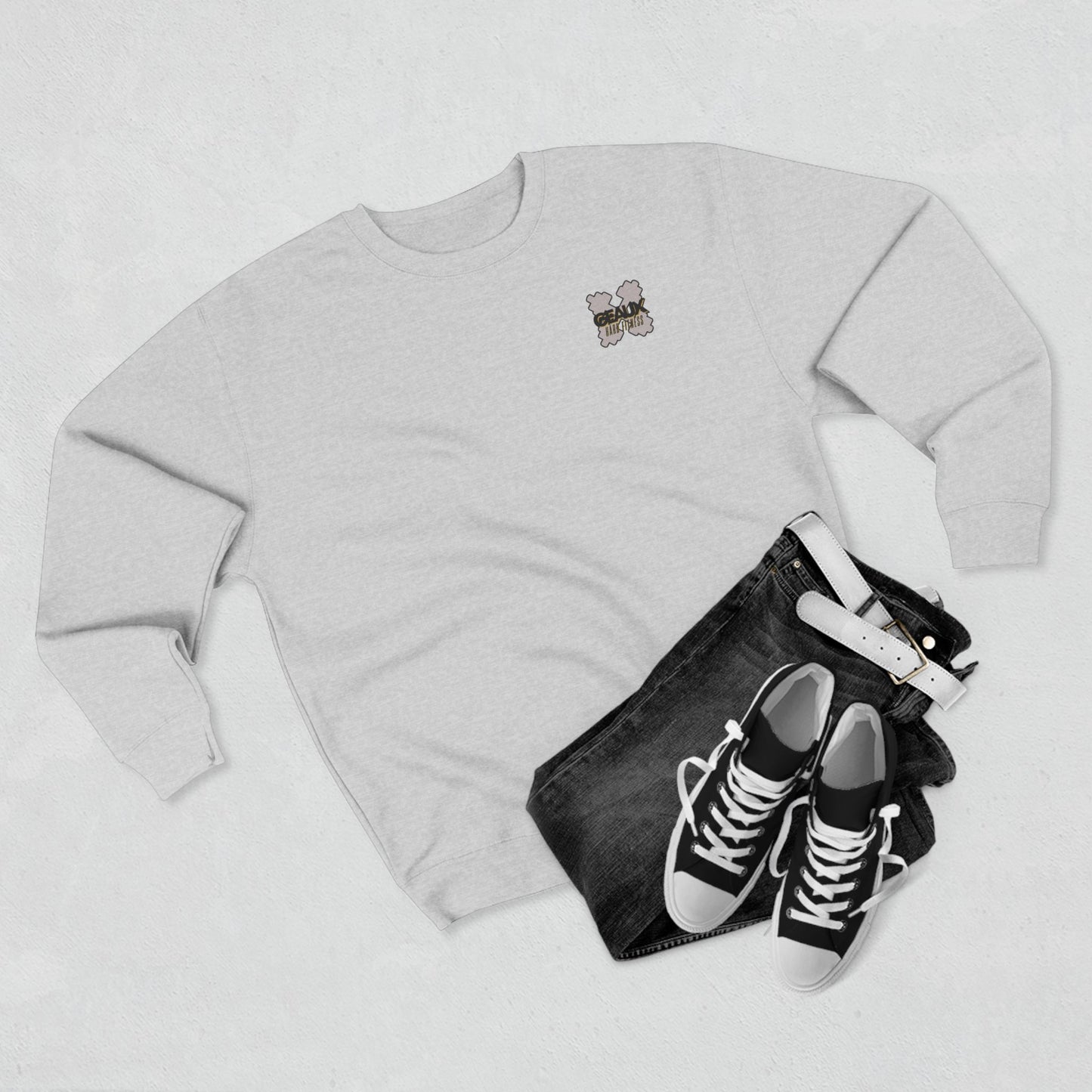 GEAUX Hard Unisex Premium Crewneck Sweatshirt