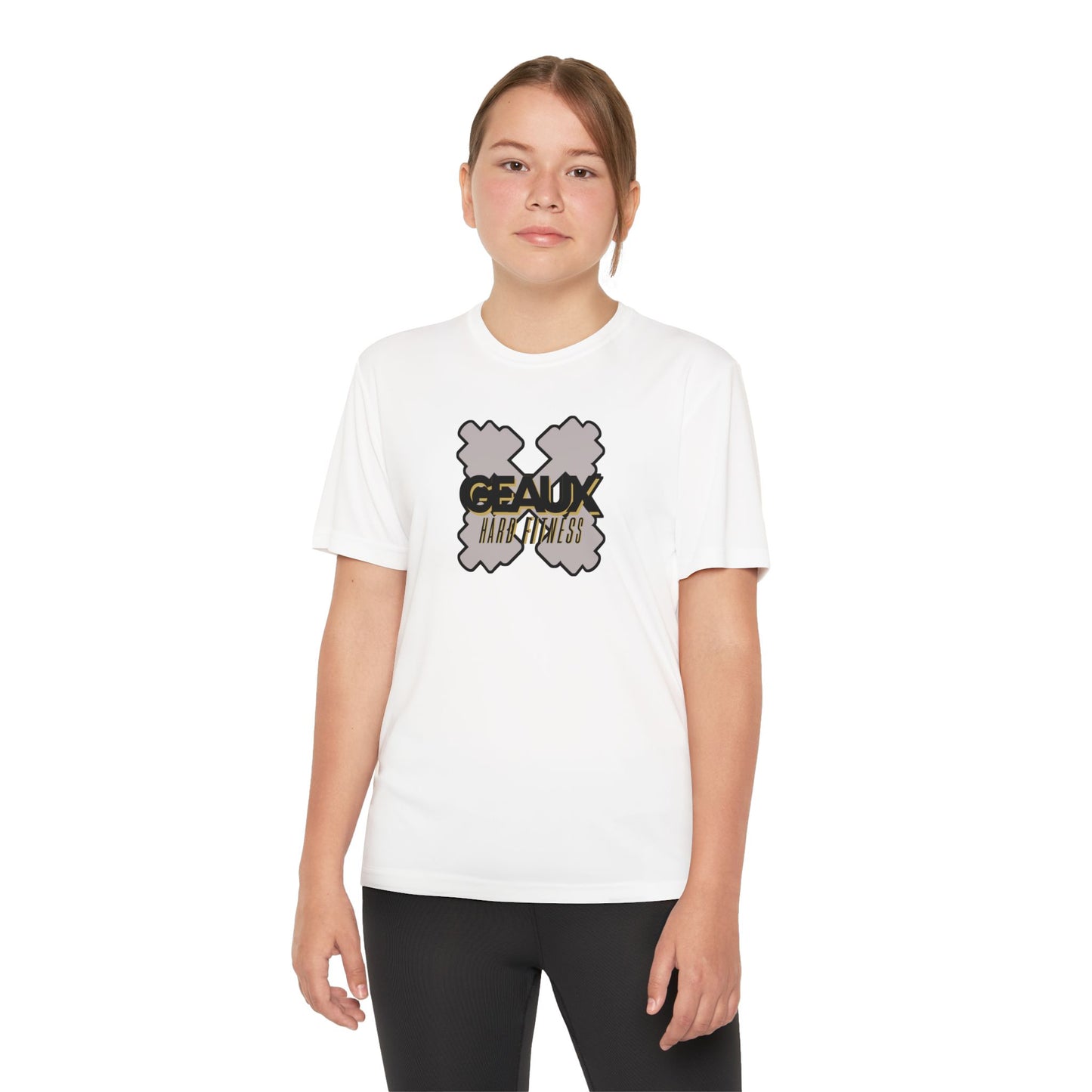 Geaux Hard Fit Youth Tee